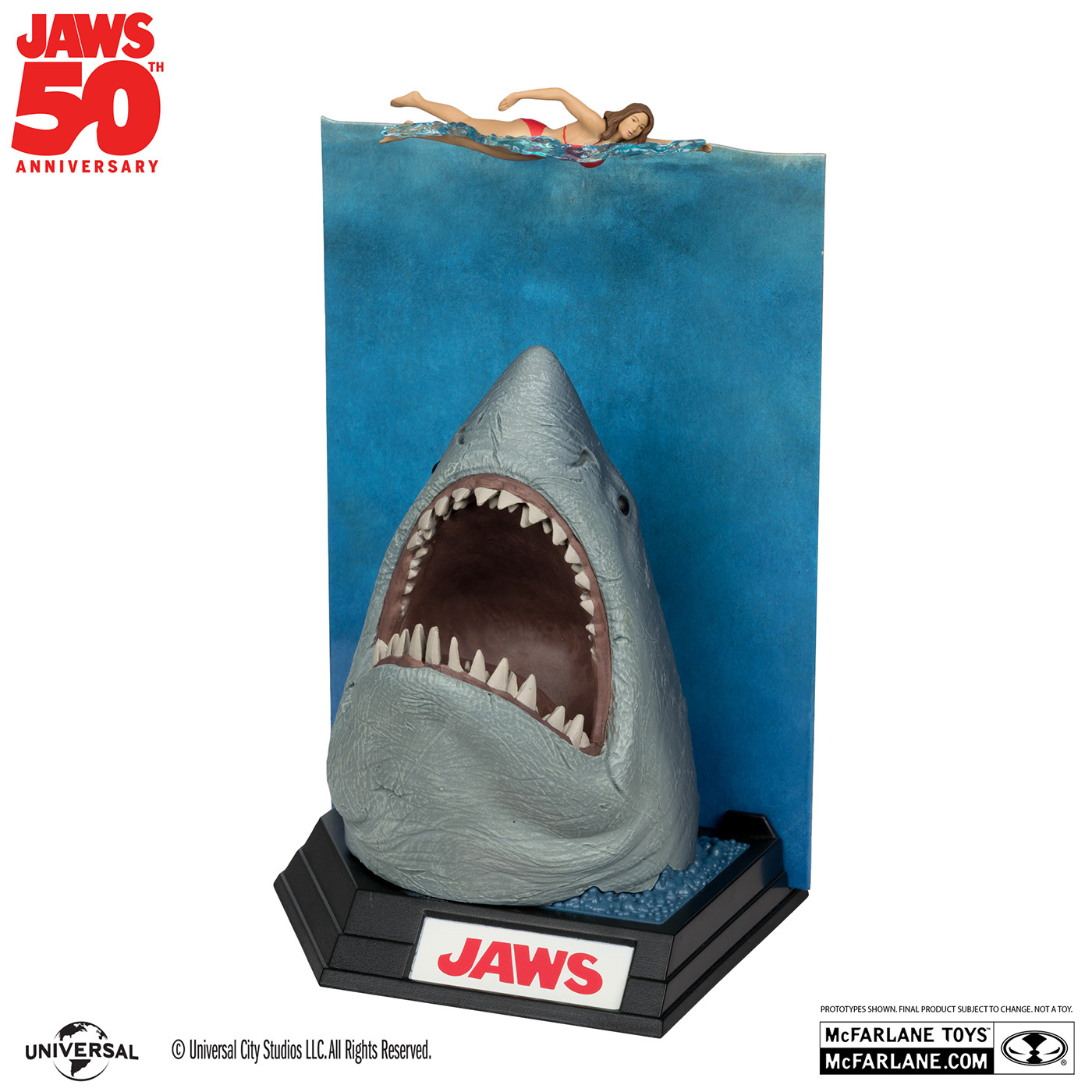 マクファーレン・トイズ ムービー・マニアックス JAWS ジョーズ 50周年 ジョーズ 6インチ ポーズドスタチュー フィギュア 未開封 入荷写真