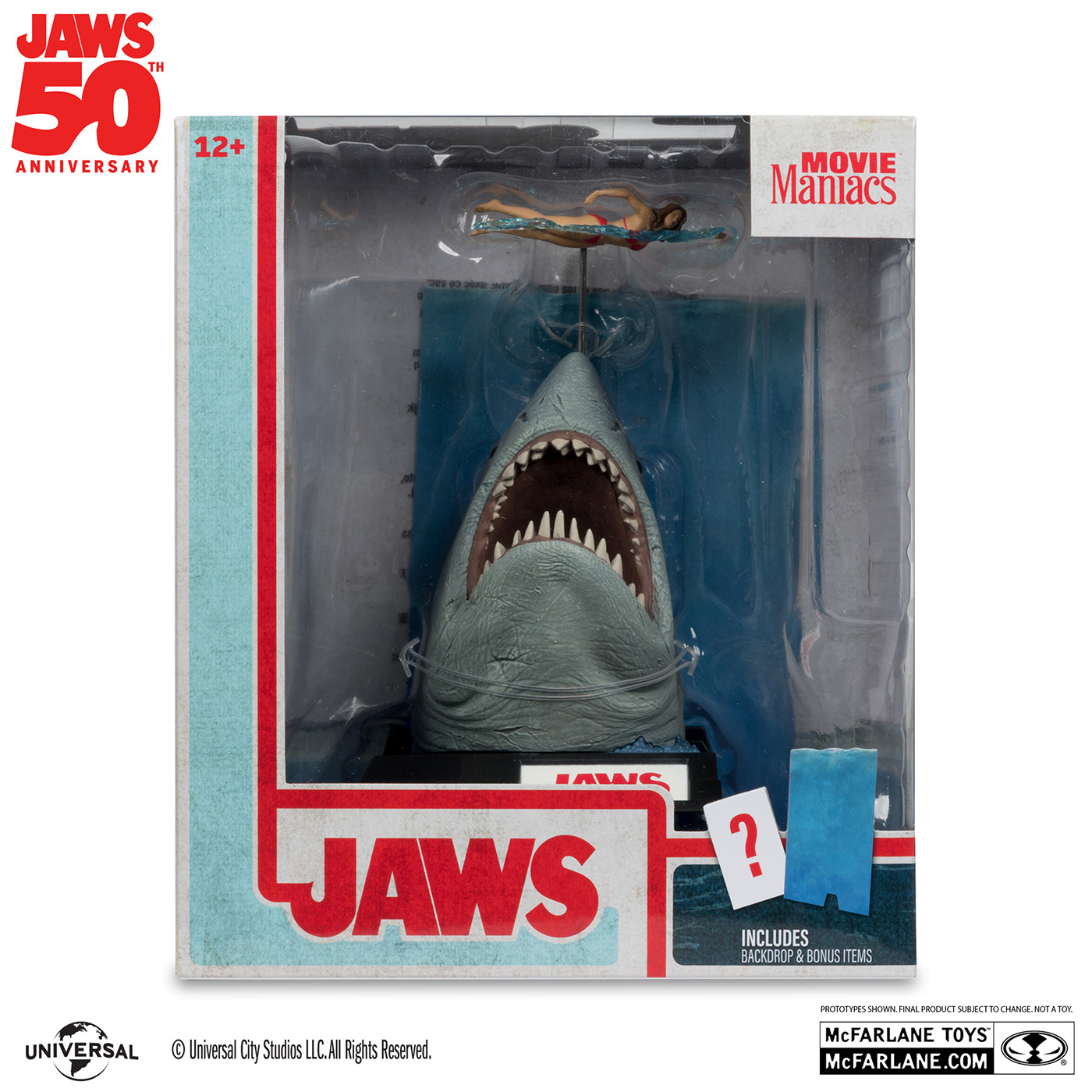 マクファーレン・トイズ ムービー・マニアックス JAWS ジョーズ 50周年 ジョーズ 6インチ ポーズドスタチュー フィギュア 未開封 入荷写真