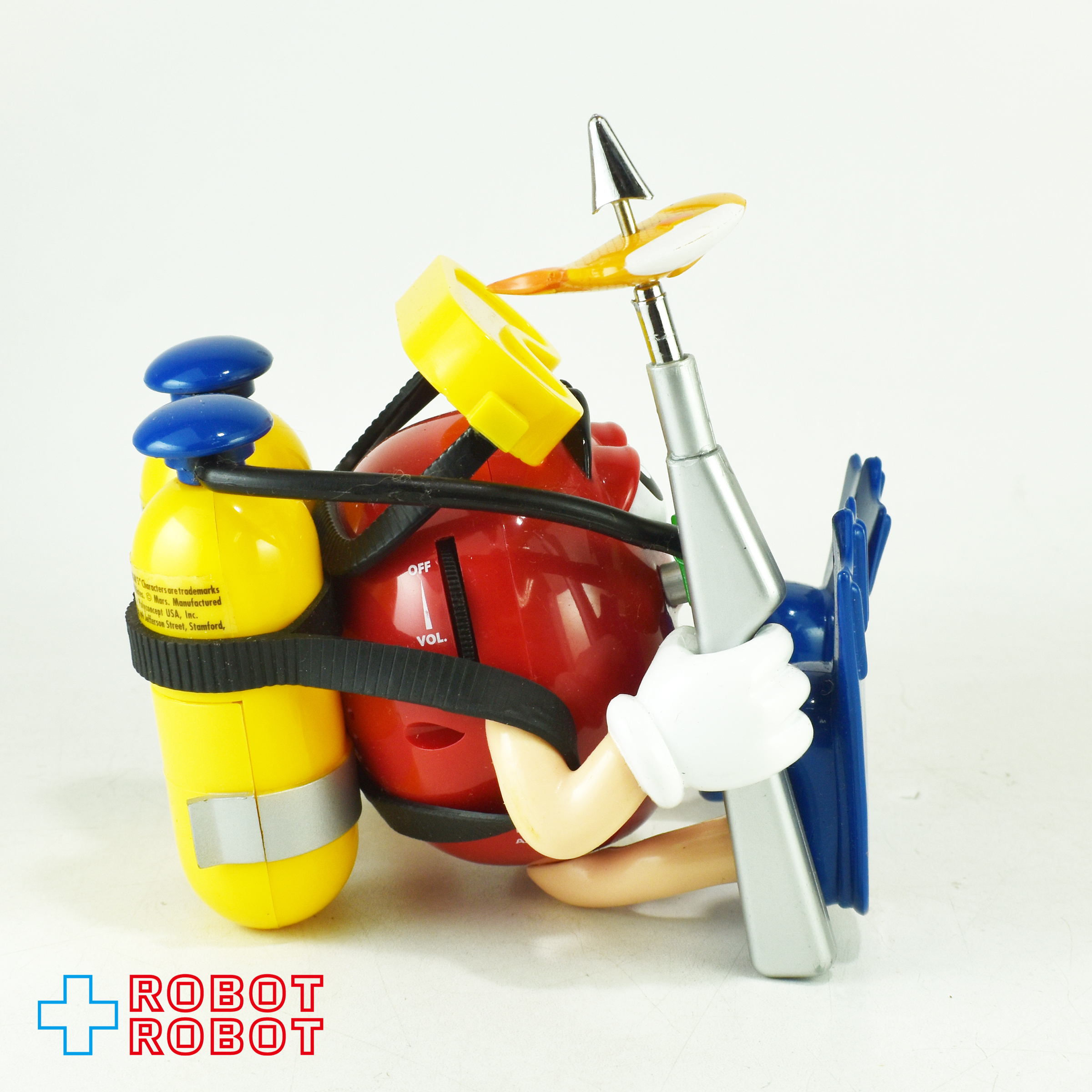 M&M's エムアンドエムズ レッド キャラクター コレクターズ シリーズ スキューバダイビング ラジオ & ヘッドフォン セット 箱入り 企業物 入荷写真