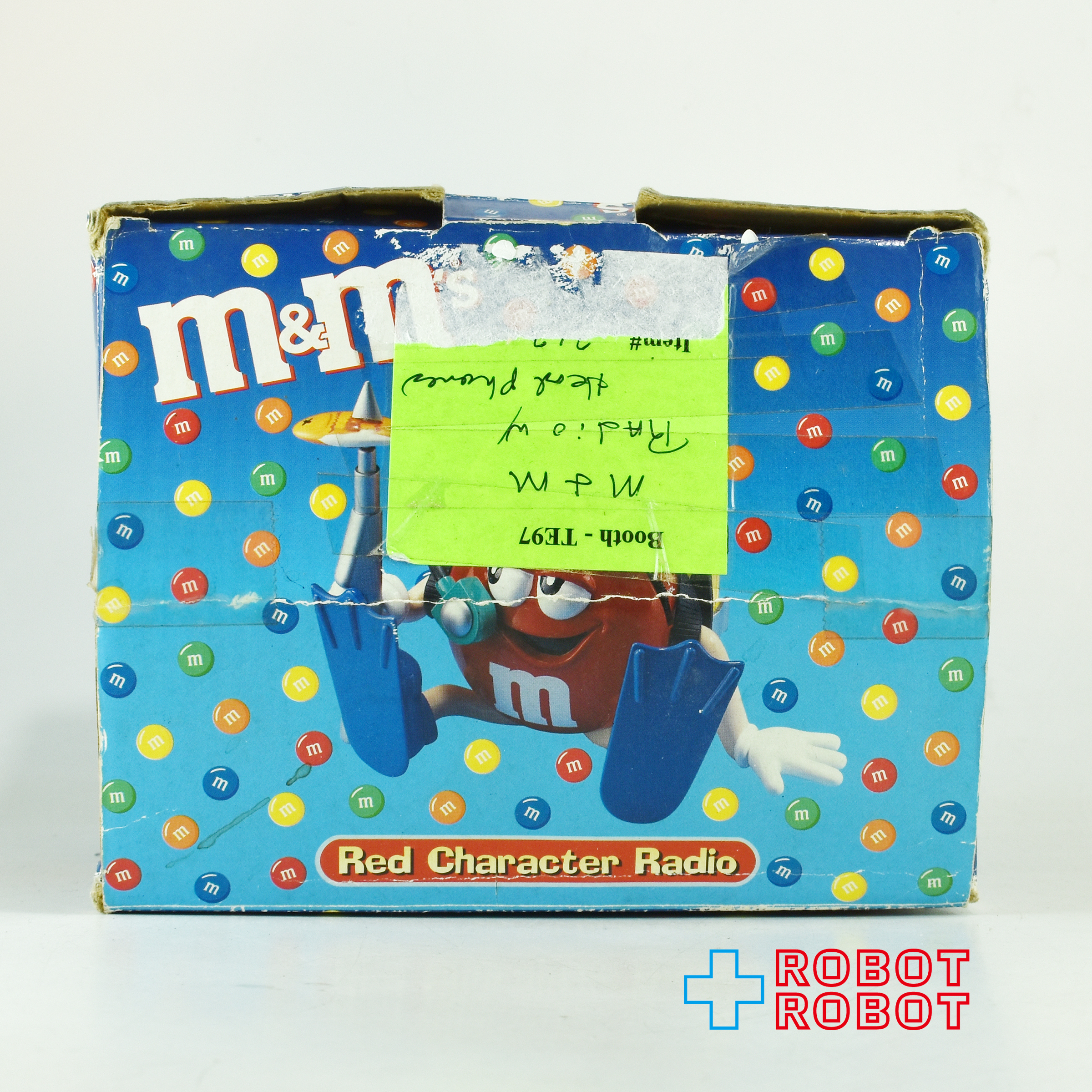 M&M's エムアンドエムズ レッド キャラクター コレクターズ シリーズ スキューバダイビング ラジオ & ヘッドフォン セット 箱入り 企業物 入荷写真
