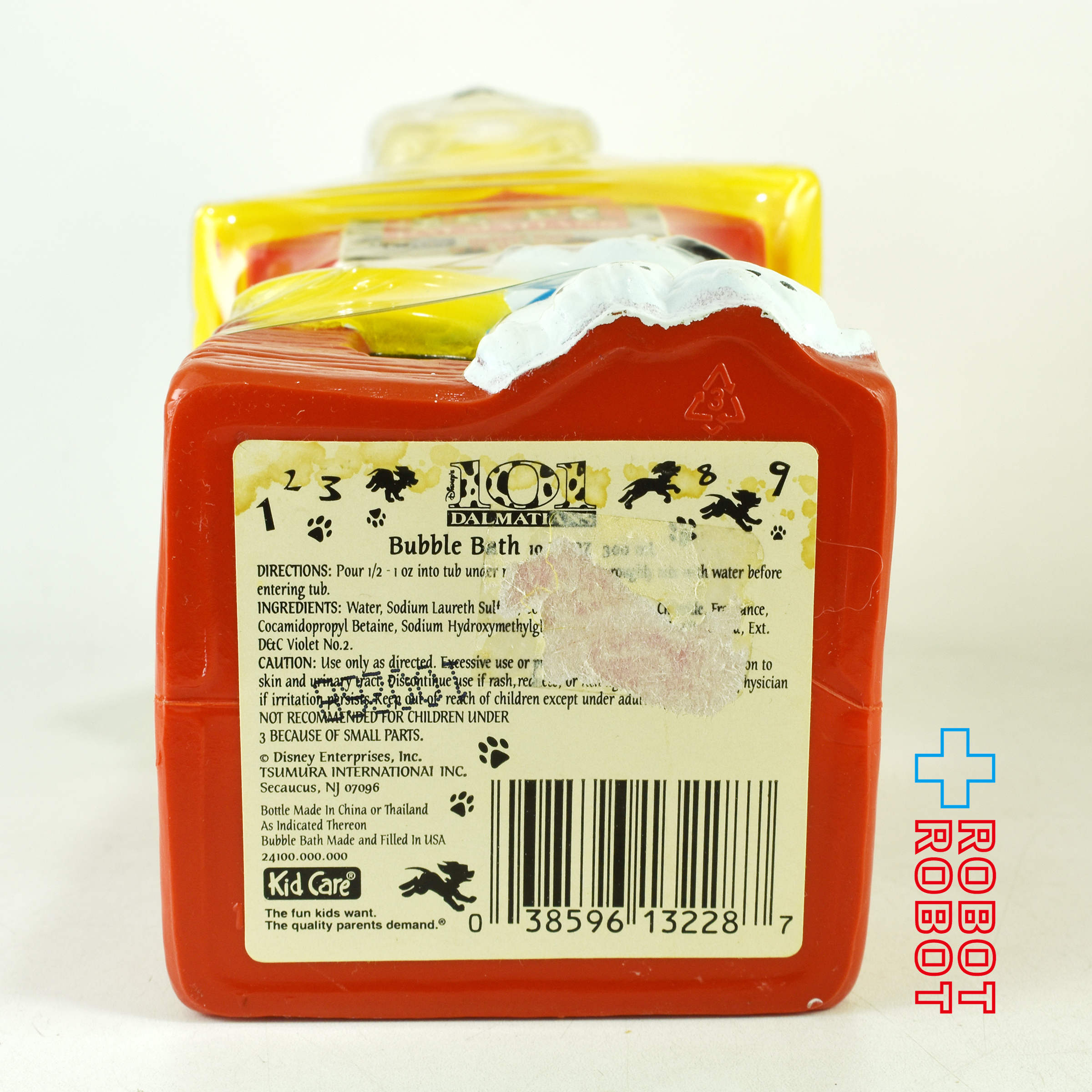 ディズニー 101匹わんちゃん 黄屋根 バブルバス・ボトル (キッドケア) ソーキー 未使用品 入荷写真