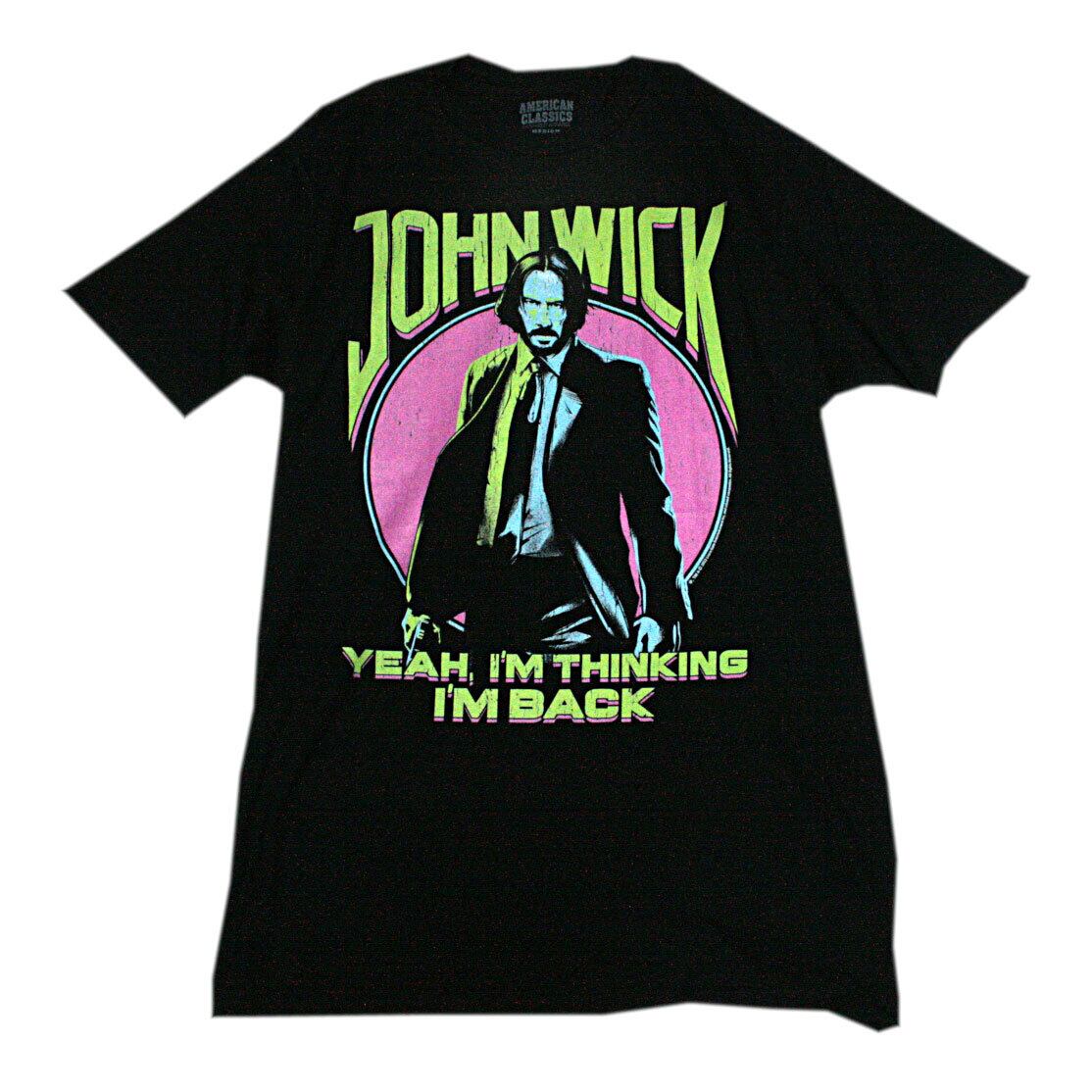 ジョン・ウィック YEAH, I'M THINKING I'M BACK グラフィック Tシャツ ブラック アメリカンクラシックス 入荷写真
