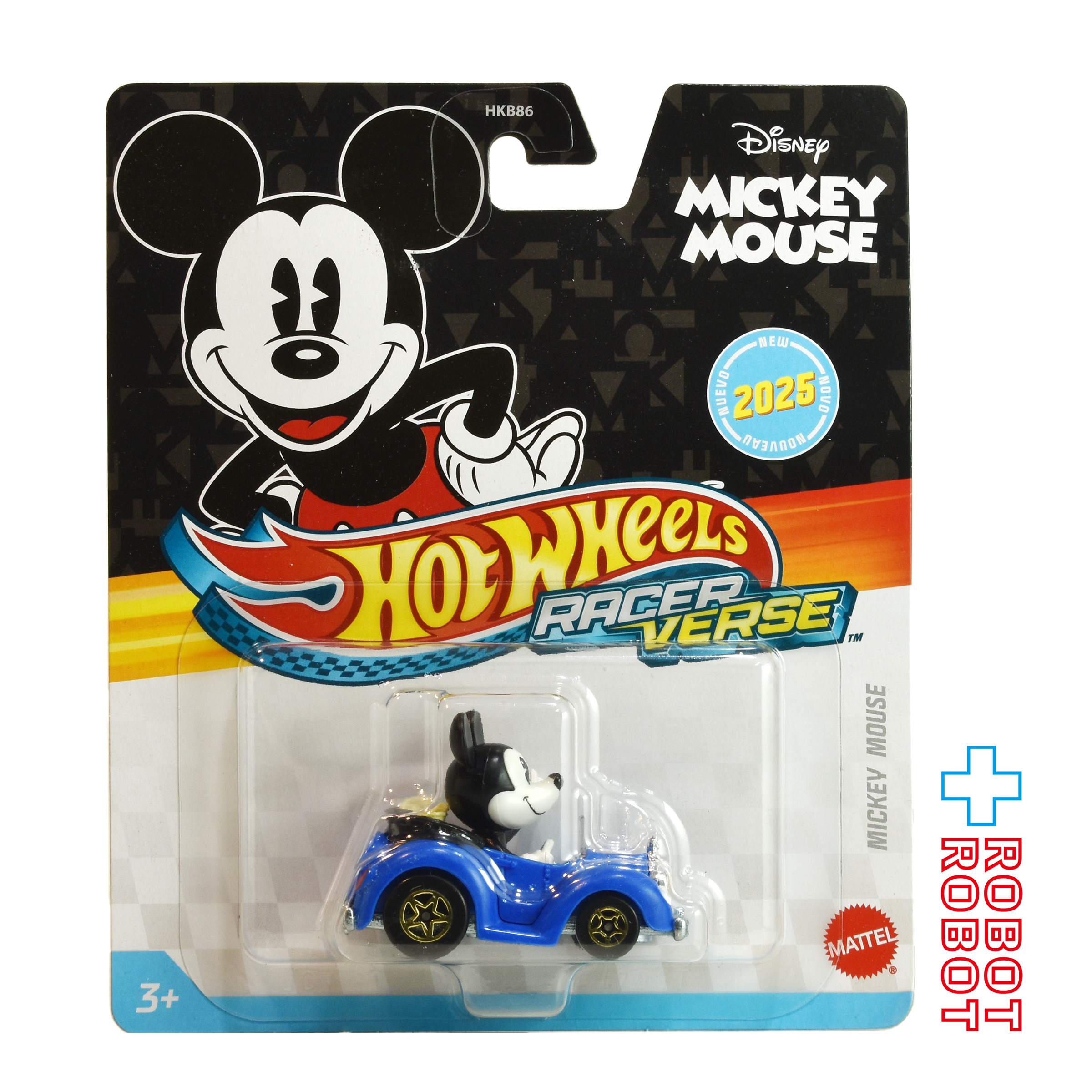 ホットウィール レーサーバース 2025 ミッキーマウス ダイキャスト メタルビークル ミニカー 未開封 入荷写真