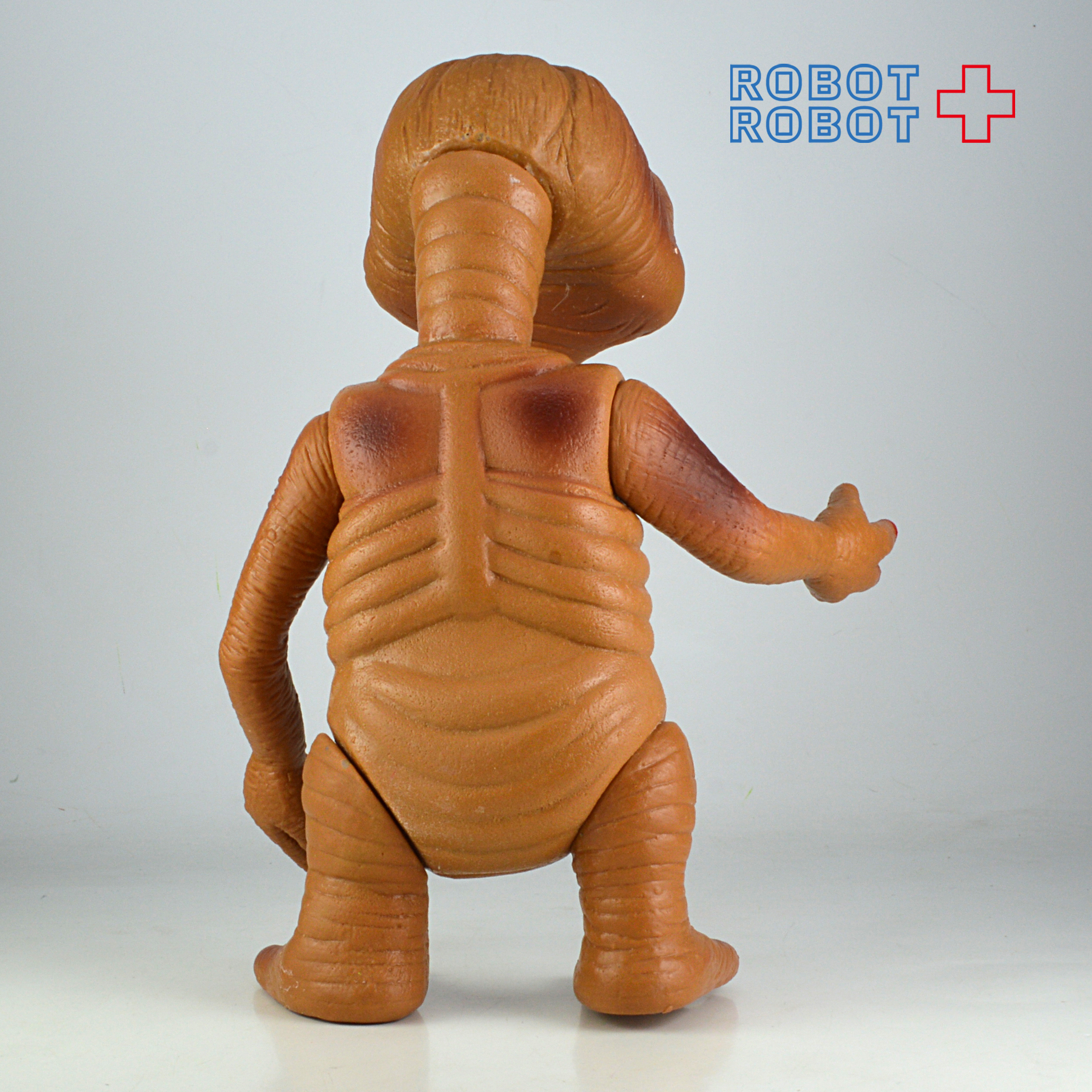 E.T. 口開 薄茶 ソフビ フィギュア メーカー不明 入荷写真