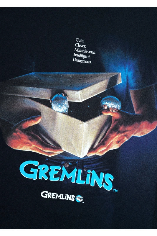 メディコム・トイ MLE グレムリン GREMLINS BOX ブラック Tシャツ 紙タグ付き Mサイズ 入荷写真