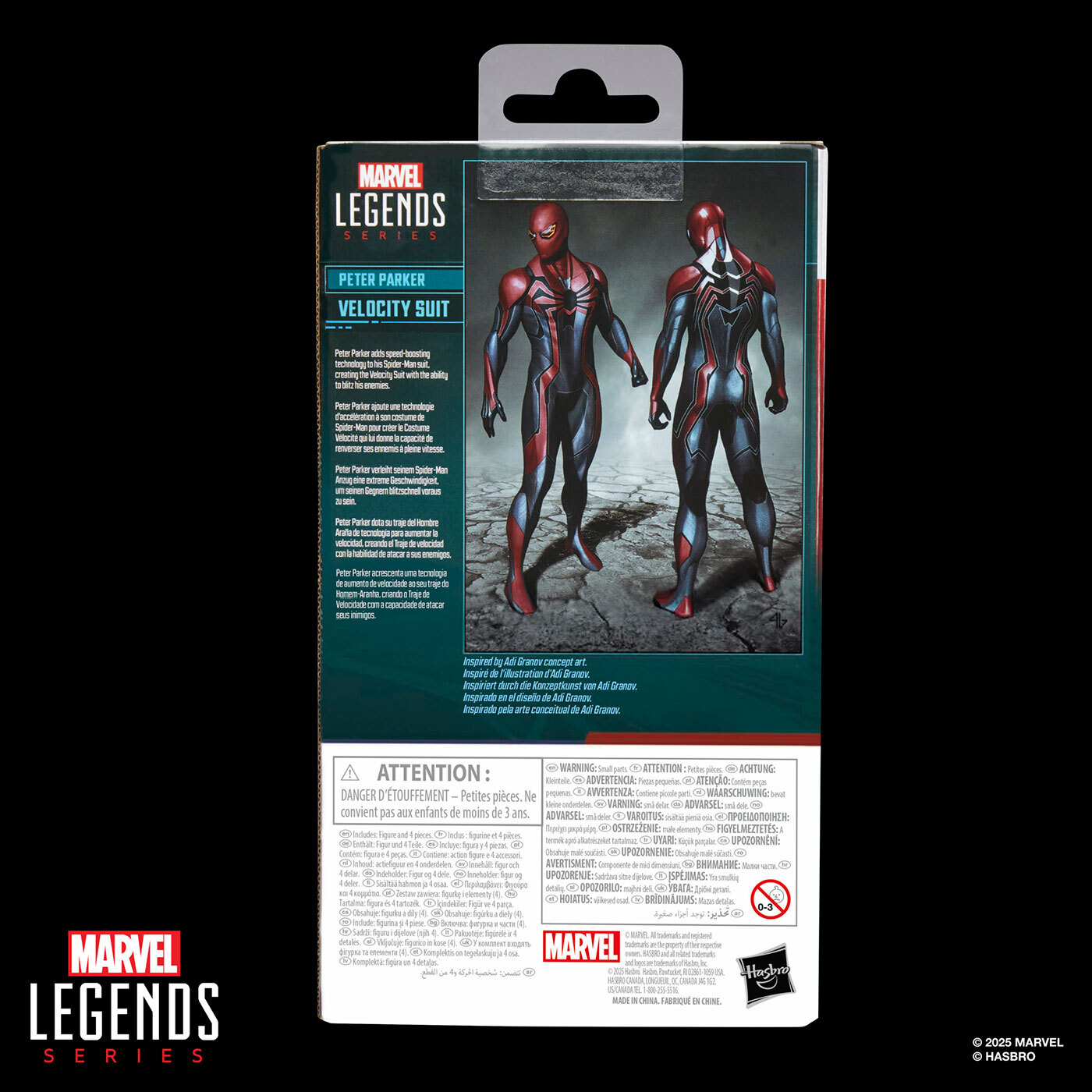 マーベルレジェンド ゲームシリーズ スパイダーマン2 ピーター・パーカー / スパイダーマン (ベロシティー・スーツ) 6インチ アクションフィギュア 未開封 入荷写真