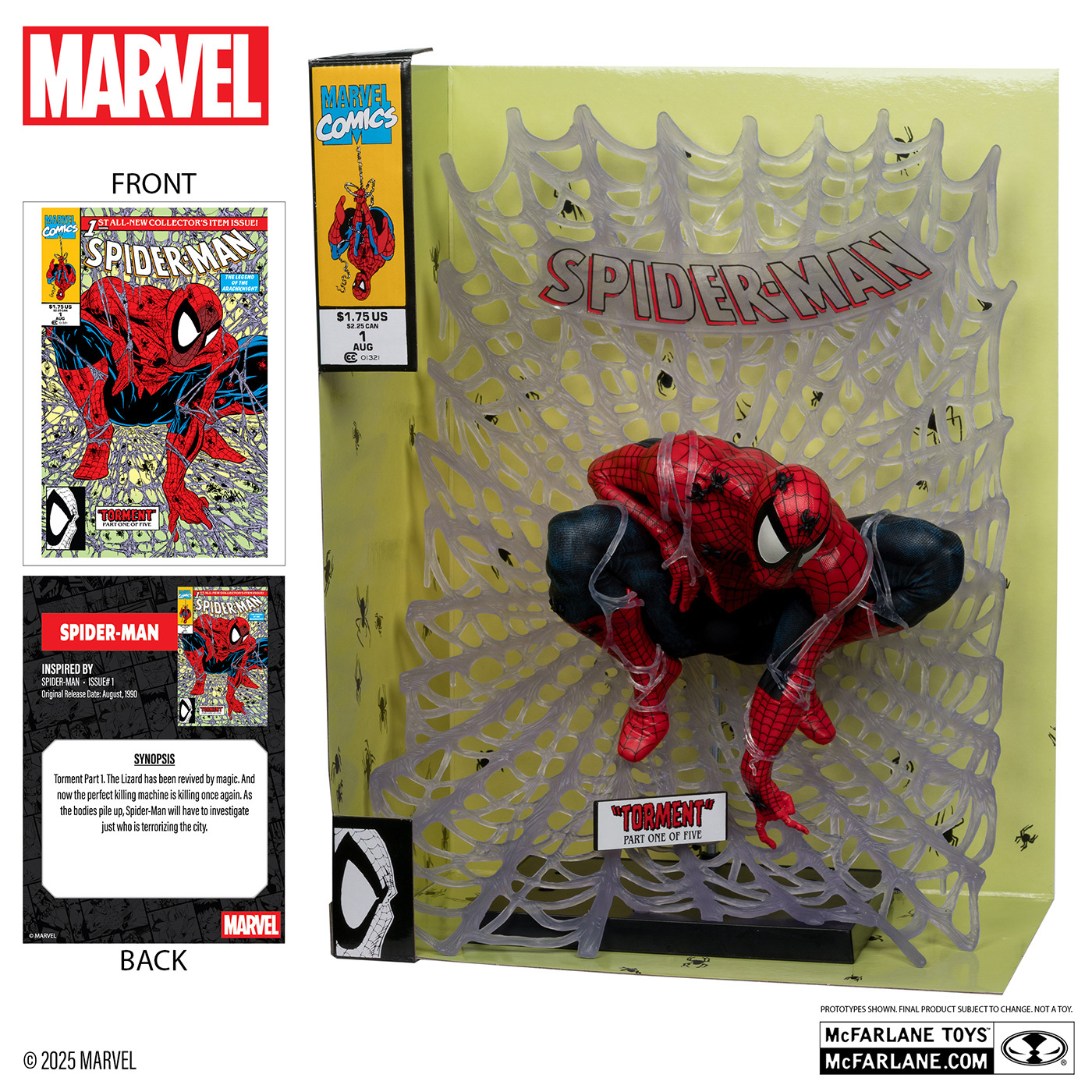 マクファーレン・トイズ マーベル シーン・フィギュア #013 スパイダーマン 1/6 スタチューフィギュア 未開封 入荷写真
