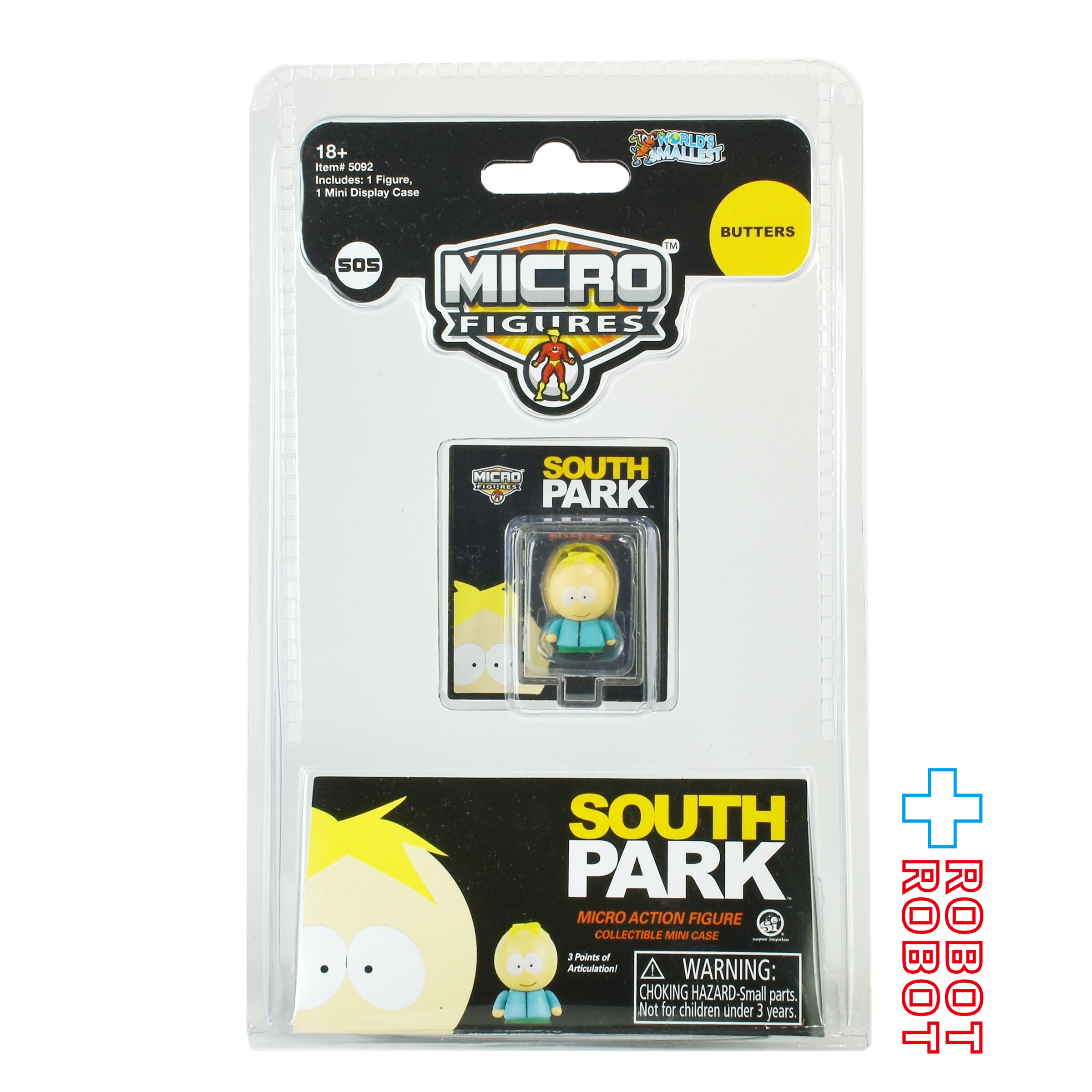 スーパーインパルス ワールズ スモーレスト マイクロフィギュア S05 サウスパーク バターズ フィギュア 未開封 入荷写真