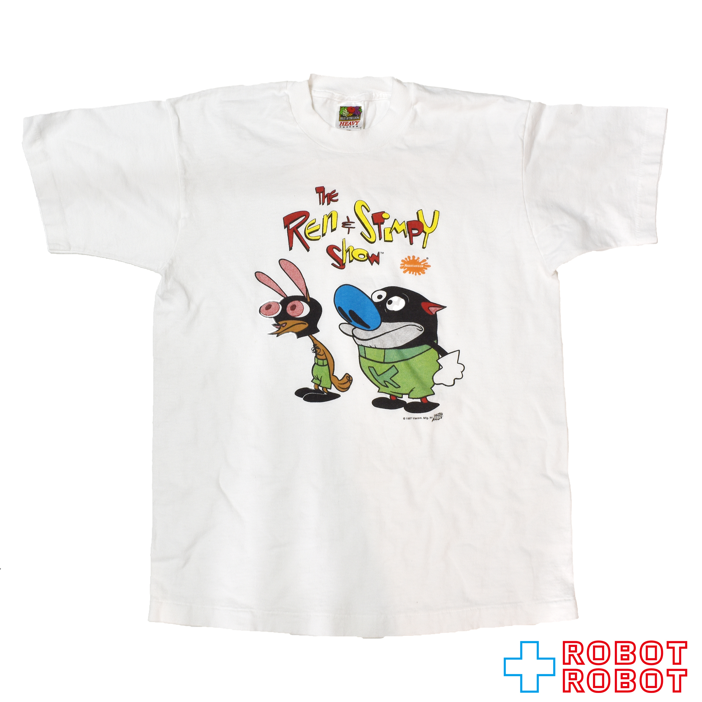 フルーツオブザルーム レンとスティンピー プリントTシャツ 1997 Mサイズ 古着 入荷写真