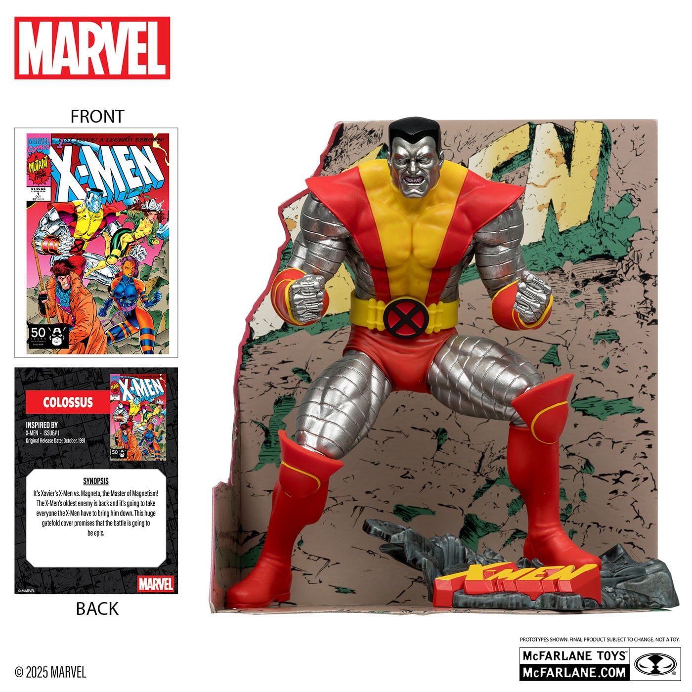 マクファーレン マーベル シーン・フィギュア #024 コロッサス ジム・リー / X-Men Vol.2 #1 1/10 スタチューフィギュア 未開封 入荷写真