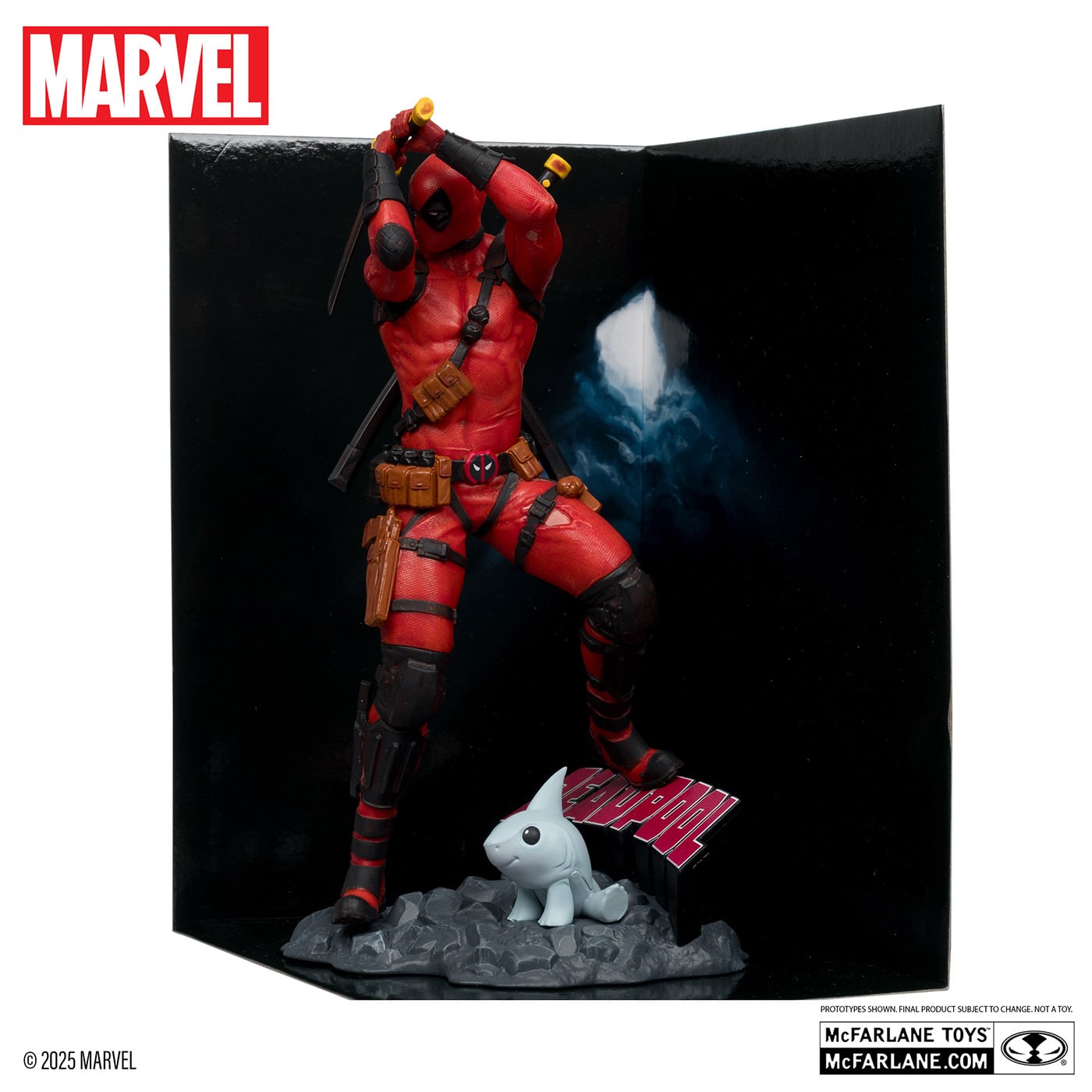 マクファーレン マーベル シーン・フィギュア #025 デッドプール マイク・デオダート / Deadpool Vol.6 #1 1/10 スタチューフィギュア 未開封