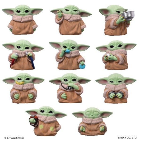 エンスカイ スター・ウォーズ マンダロリアン グローグー ソフビパペットマスコット 未開封 入荷写真