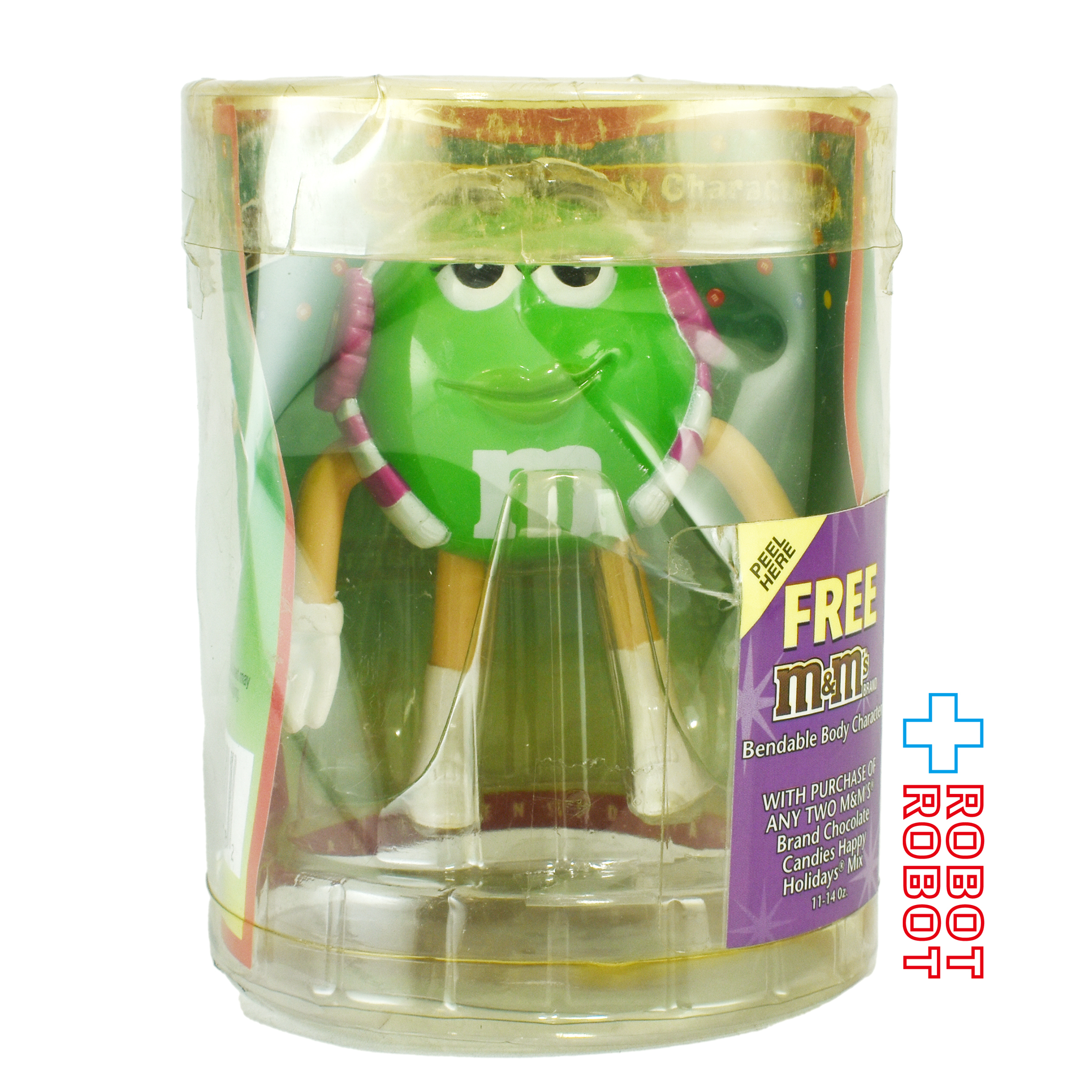 M&M's ベンダブル ボディー キャラクターズ エムアンドエムズ グリーン フィギュア 未開封 企業物 入荷写真