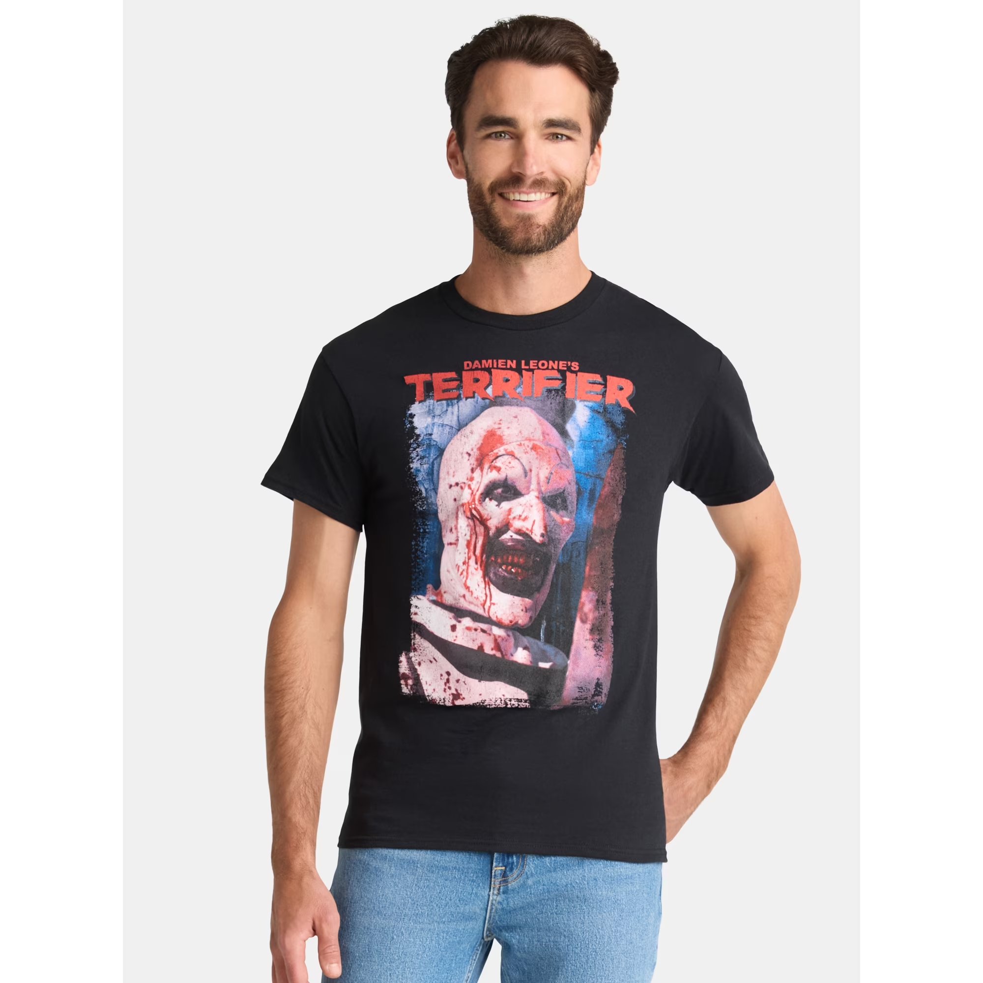 Terrifier テリファー アート・ザ・クラウン グラフィック Tシャツ ブラック Lサイズ 入荷写真