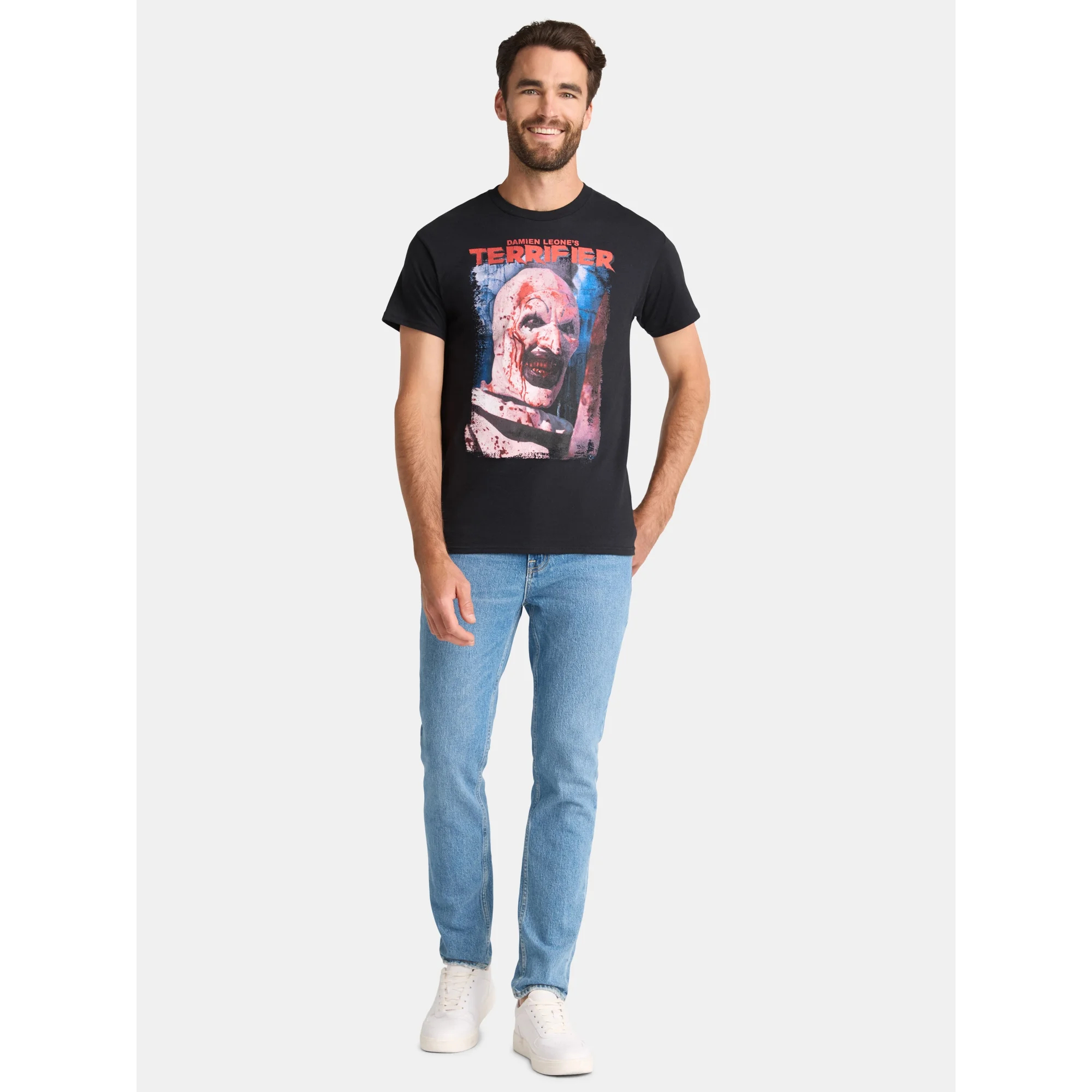 Terrifier テリファー アート・ザ・クラウン グラフィック Tシャツ ブラック Lサイズ 入荷写真