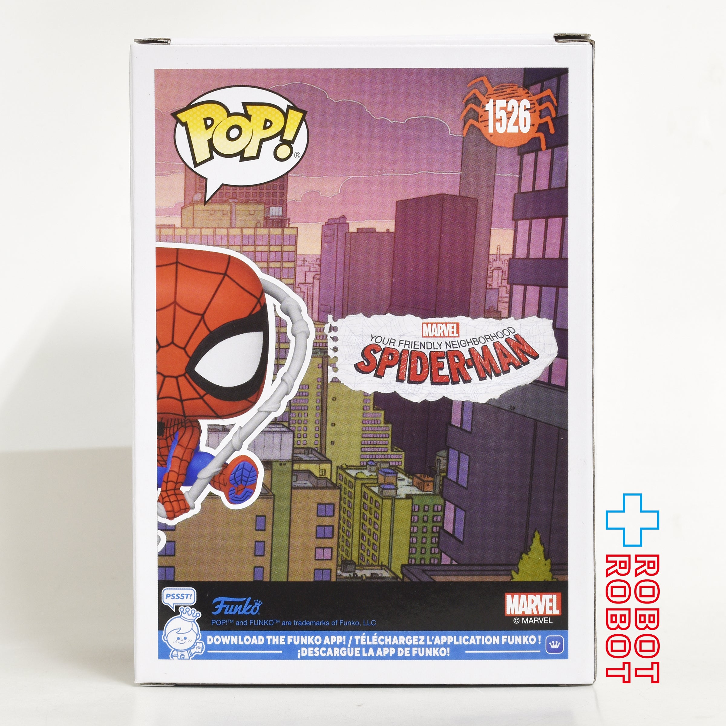 ファンコ POP! スパイダーマン 1526 マーベル フレンドリー・ネイバーフッド・スパイダーマン ビニールフィギュア 箱入 入荷写真