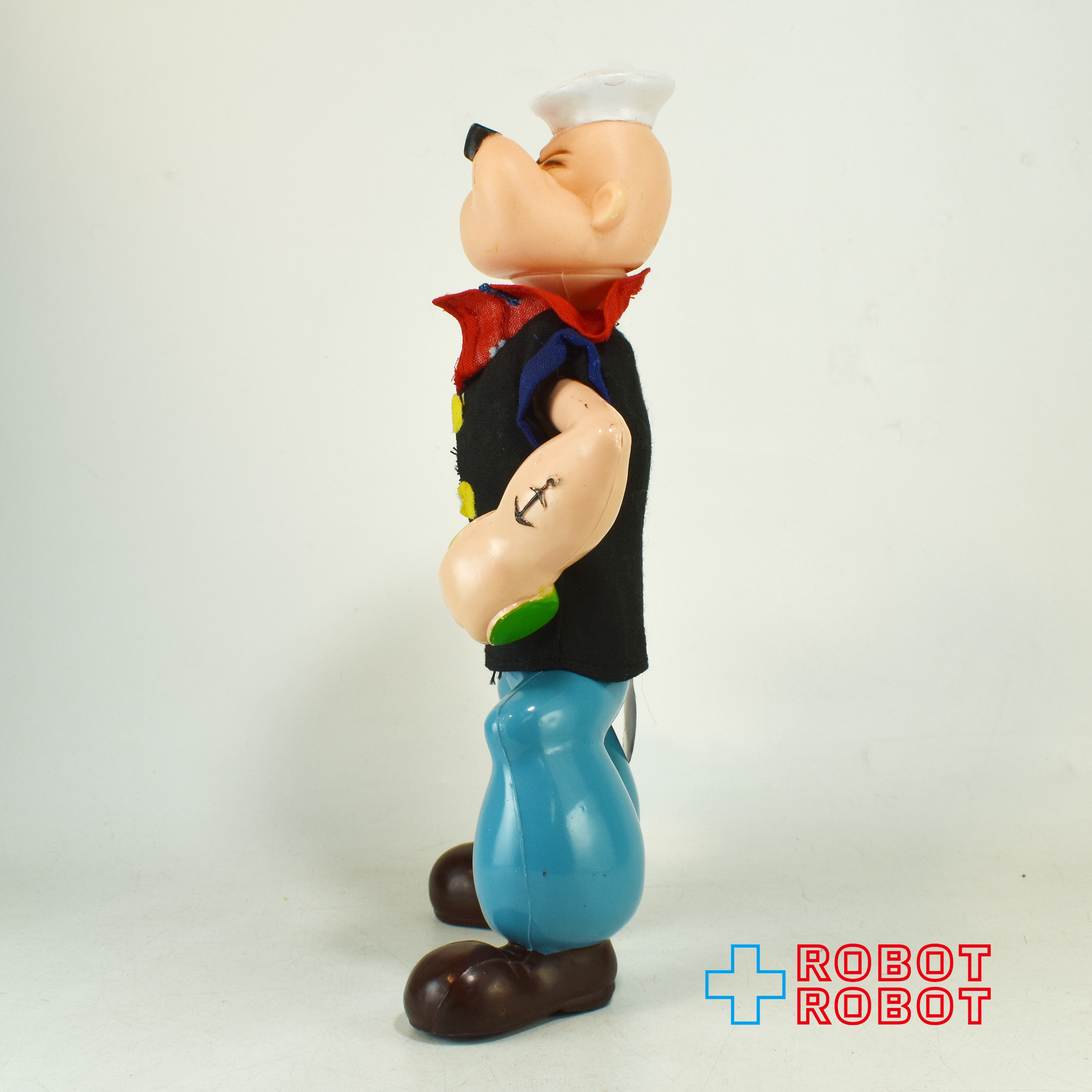 Dakin ポパイ 右腕伸ばし ビニールフィギュア 紙タグ付 1970年代 香港製 入荷写真