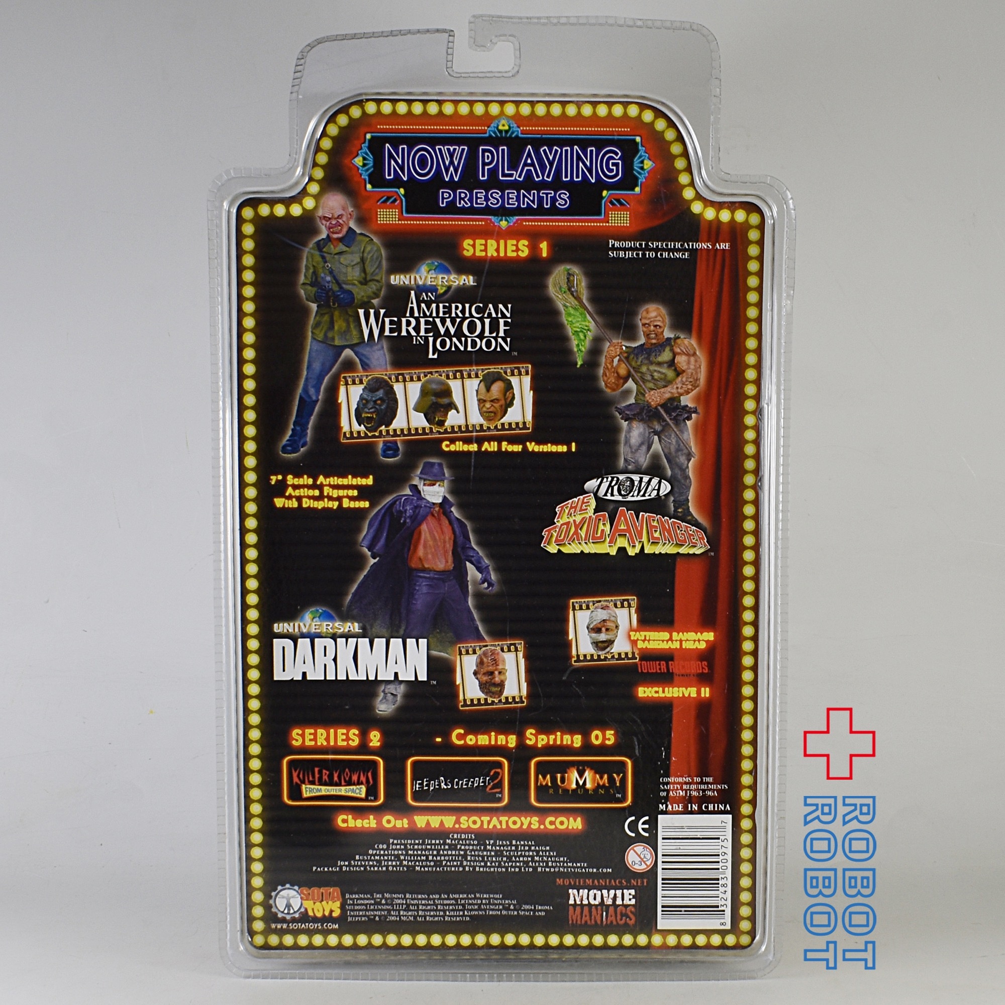 悪魔の毒々モンスター TOXIC AVENGERS / TOXIE アクションフィギュア 開封 入荷写真