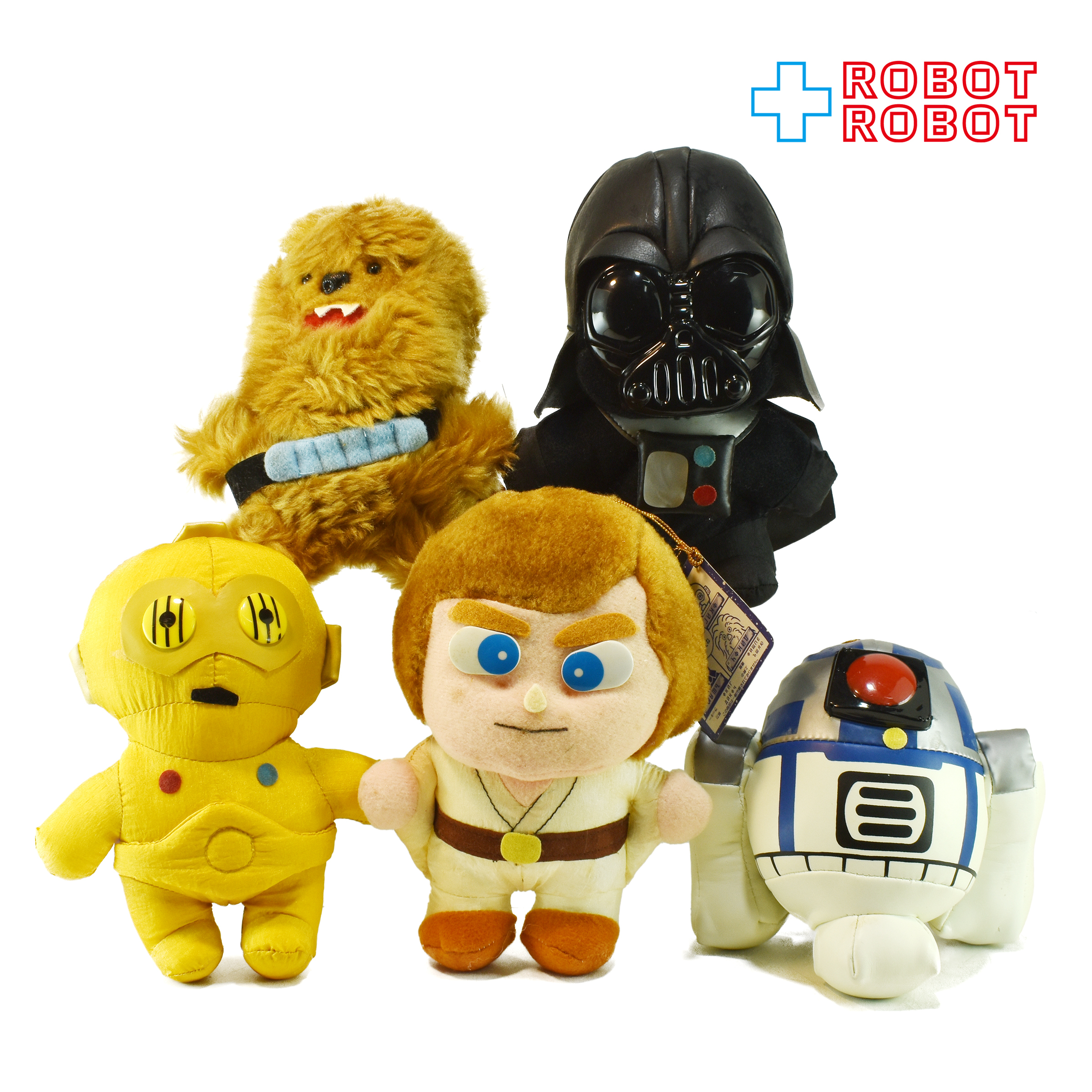 タカラ スター・ウォーズ クレーンペット ぬいぐるみ 5体セット 紙タグ付き 入荷写真