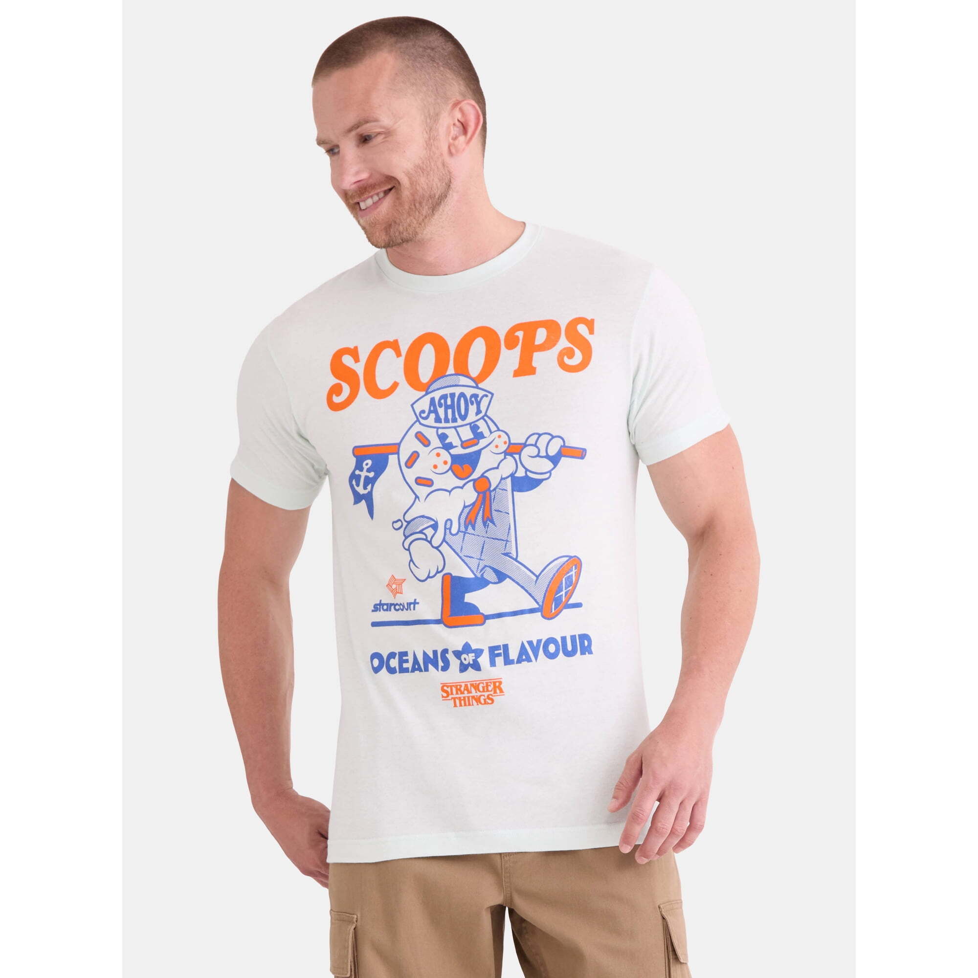 ストレンジャー・シングス SCOOPS AHOY スクープス・アホイ OCEANS OF FLAVOUR グラフィック Tシャツ 入荷写真