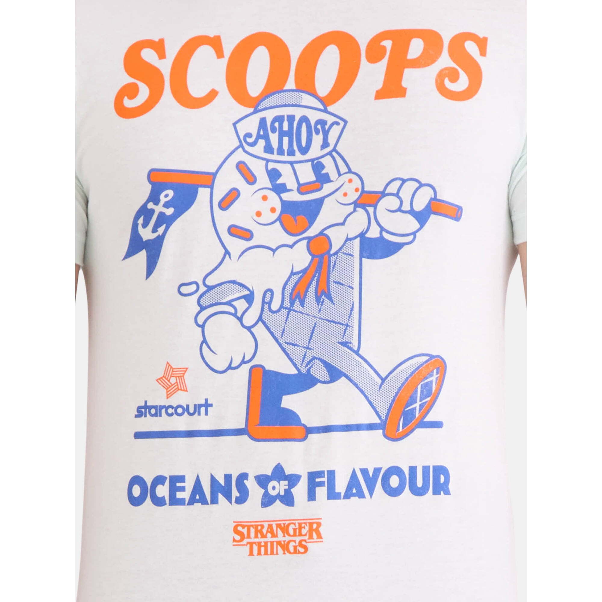 ストレンジャー・シングス SCOOPS AHOY スクープス・アホイ OCEANS OF FLAVOUR グラフィック Tシャツ 入荷写真
