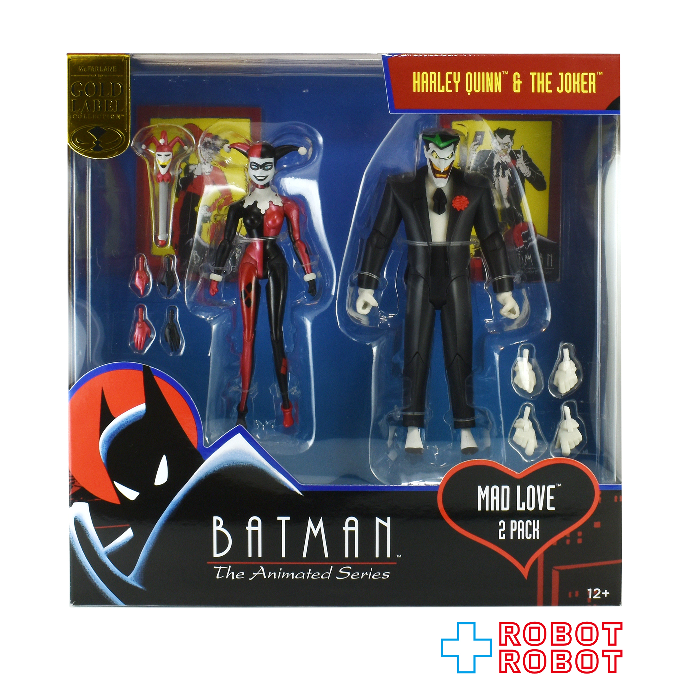 マクファーレン・トイズ DCダイレクト バットマン アニメイテッド ハーレイ・クイン＆ジョーカー（マッドラブ）6インチ アクションフィギュア 国内版 未開封 入荷写真