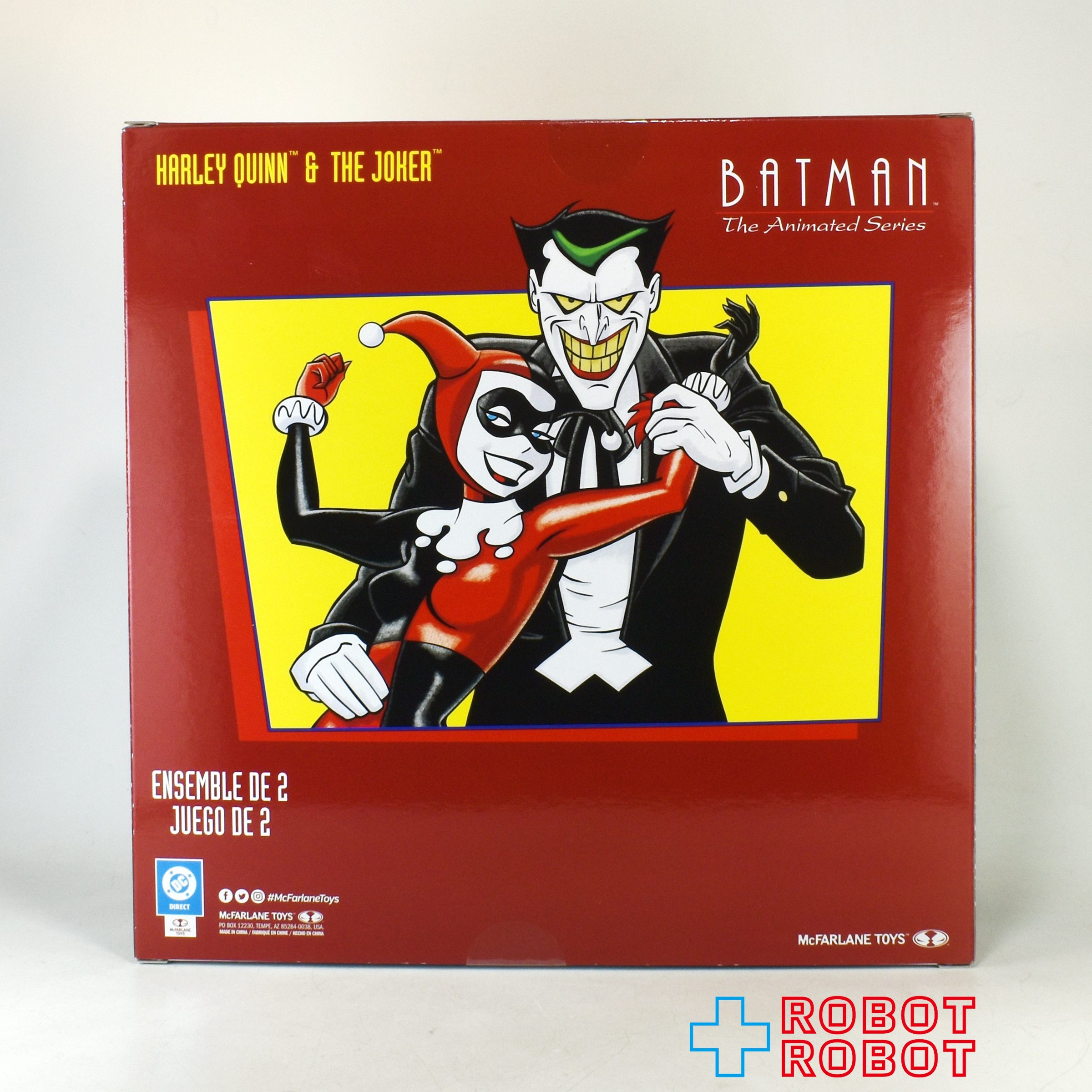 マクファーレン・トイズ DCダイレクト バットマン アニメイテッド ハーレイ・クイン＆ジョーカー（マッドラブ）6インチ アクションフィギュア 国内版 未開封 入荷写真