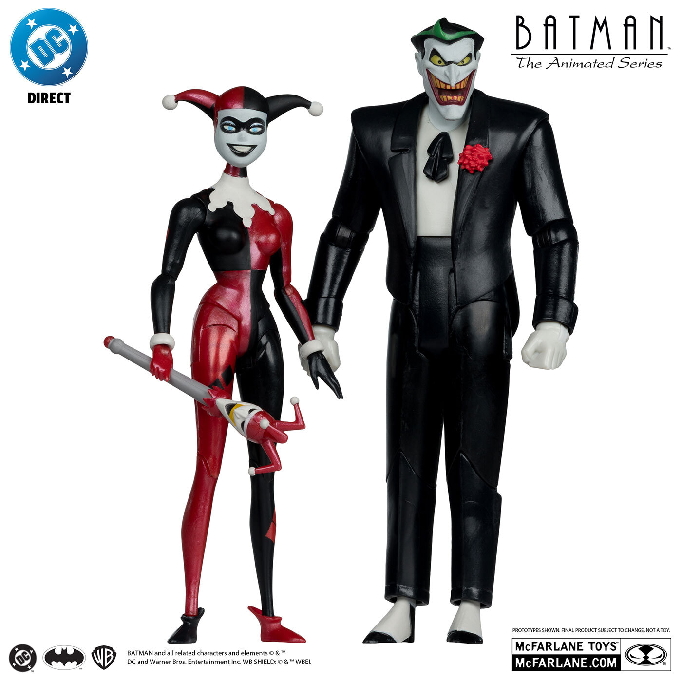 マクファーレン・トイズ DCダイレクト バットマン アニメイテッド ハーレイ・クイン＆ジョーカー（マッドラブ）6インチ アクションフィギュア 国内版 未開封 入荷写真
