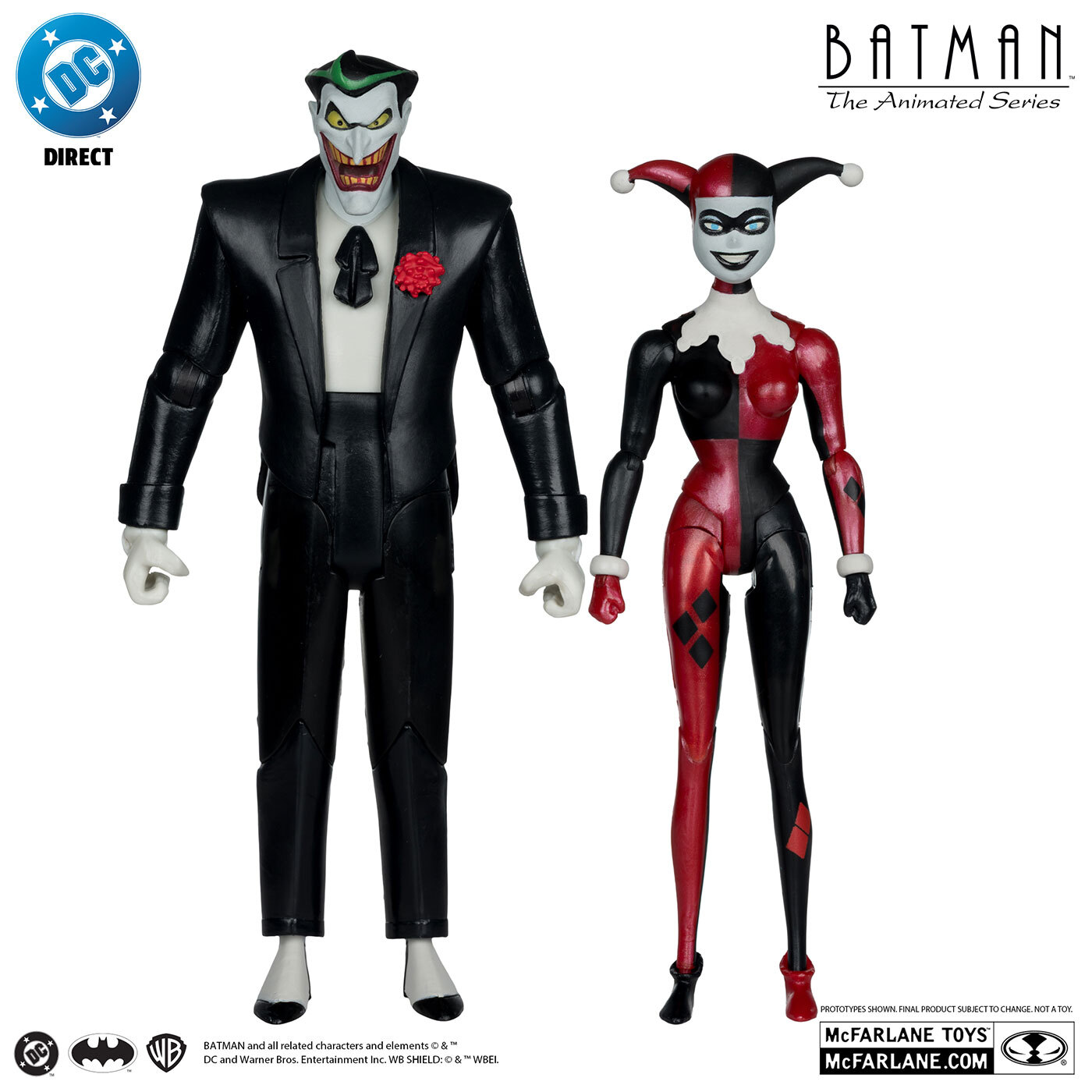 マクファーレン・トイズ DCダイレクト バットマン アニメイテッド ハーレイ・クイン＆ジョーカー（マッドラブ）6インチ アクションフィギュア 国内版 未開封 入荷写真