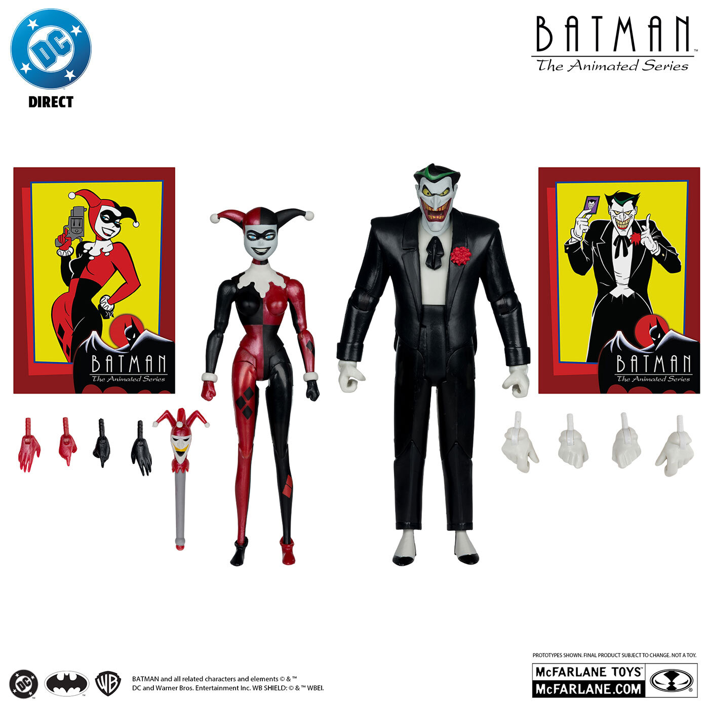 マクファーレン・トイズ DCダイレクト バットマン アニメイテッド ハーレイ・クイン＆ジョーカー（マッドラブ）6インチ アクションフィギュア 国内版 未開封 入荷写真