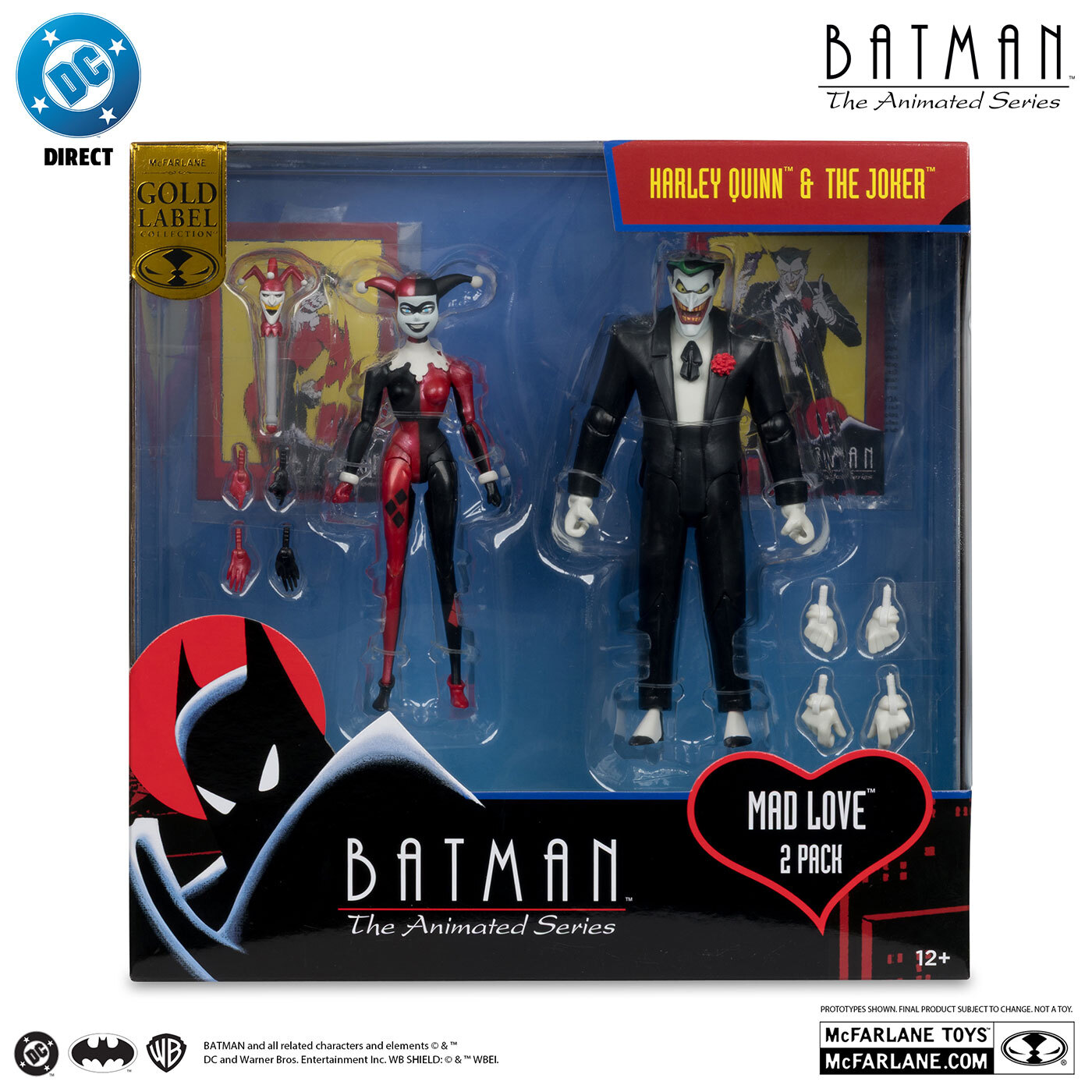 マクファーレン・トイズ DCダイレクト バットマン アニメイテッド ハーレイ・クイン＆ジョーカー（マッドラブ）6インチ アクションフィギュア 国内版 未開封 入荷写真