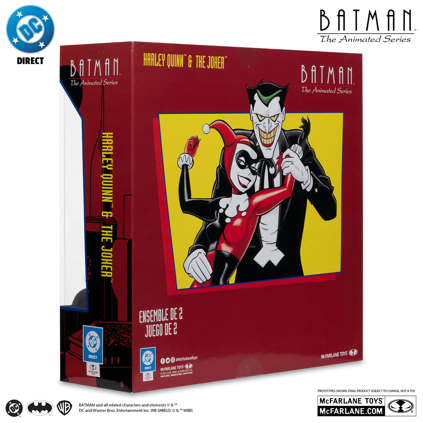 マクファーレン・トイズ DCダイレクト バットマン アニメイテッド ハーレイ・クイン＆ジョーカー（マッドラブ）6インチ アクションフィギュア 国内版 未開封 入荷写真