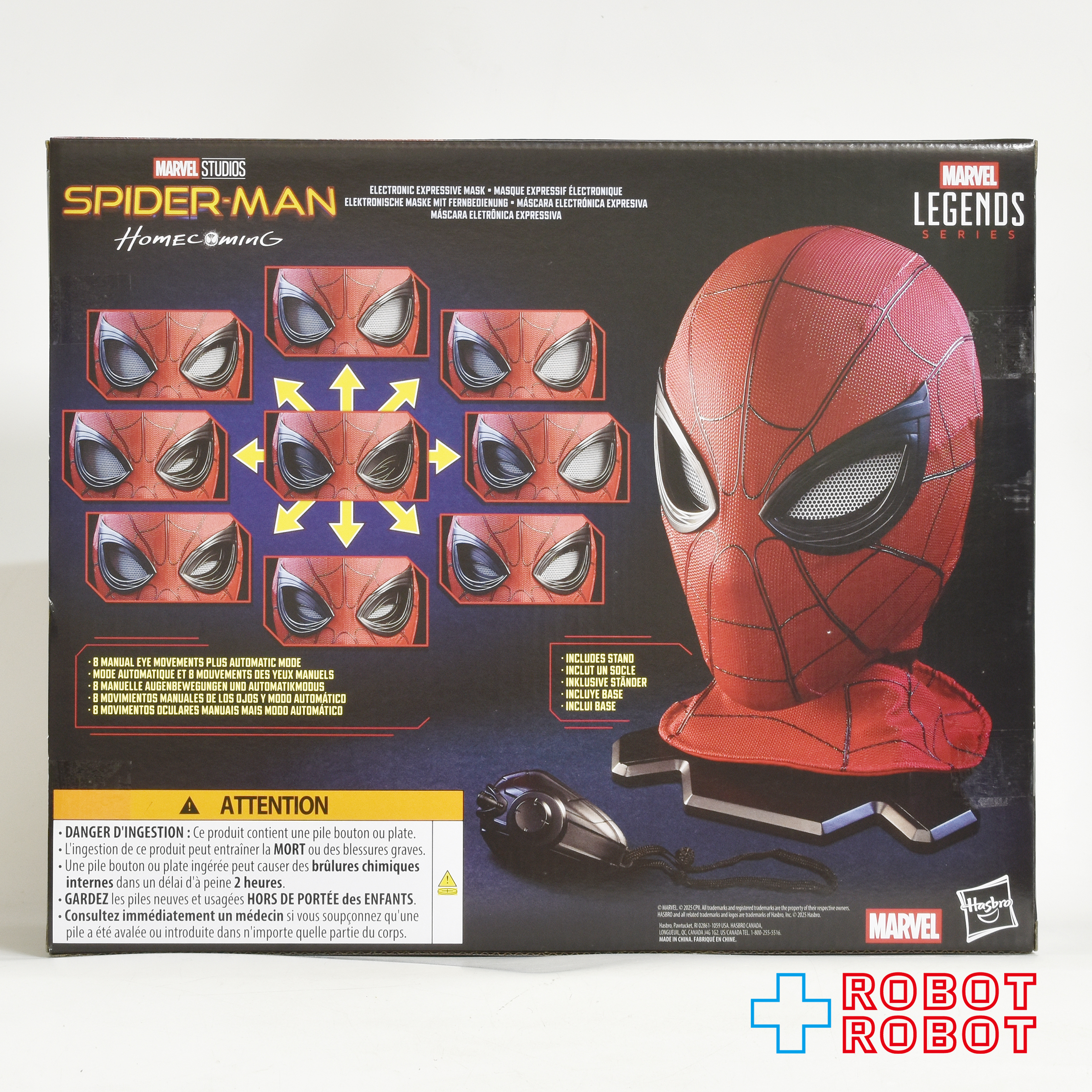 マーベルレジェンド スパイダーマン ホームカミング スパイダーマン エレクトロニック マスク 1/1 スケール レプリカ 国内版 未開封 入荷写真
