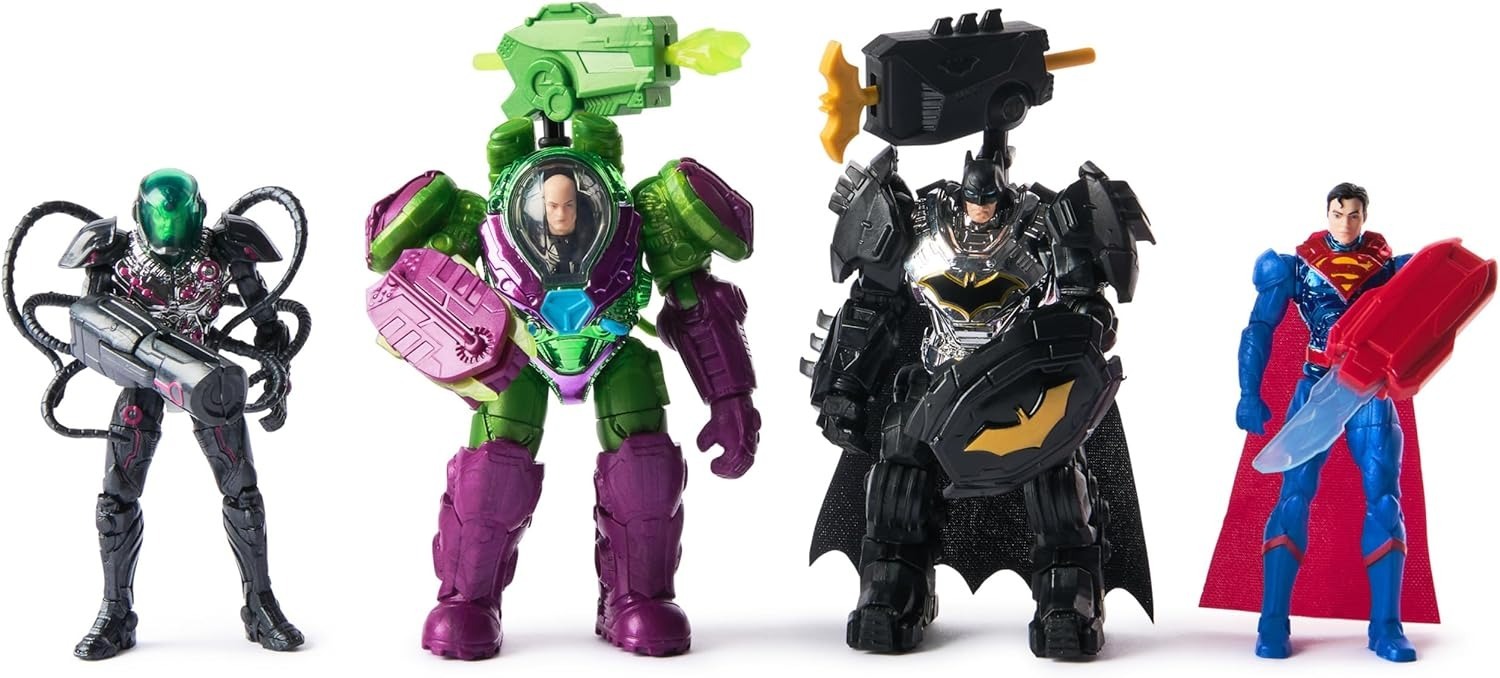スピンマスター DC バットマン メタルフォース ブレイニアック /レックス・ルーサー / バットマン / スーパーマン アクションフィギュア 未開封 入荷写真