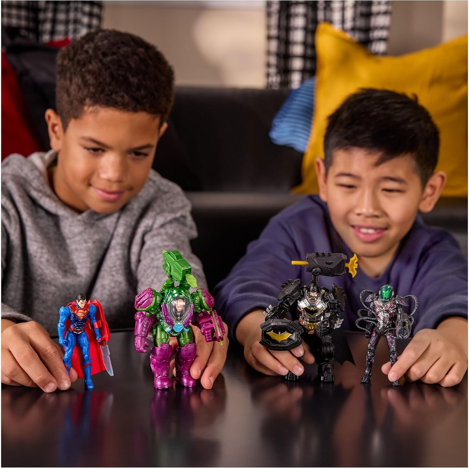 スピンマスター DC バットマン メタルフォース ブレイニアック /レックス・ルーサー / バットマン / スーパーマン アクションフィギュア 未開封 入荷写真