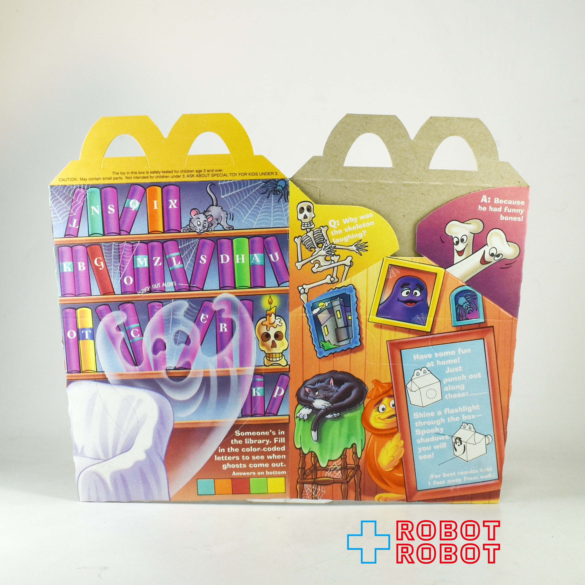 マクドナルド ハッピーセット空箱 ボックス ハロウィン グリマス・ゴースト 1995 入荷写真