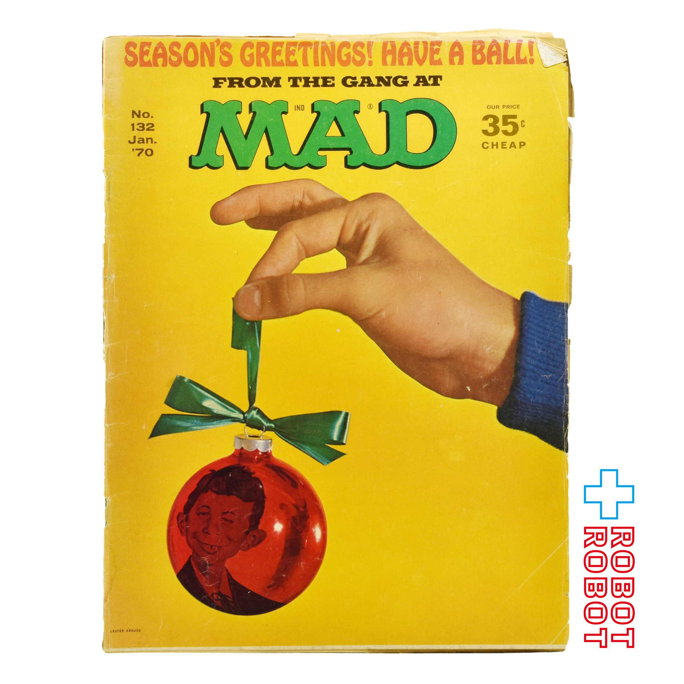 MAD MAGAZINE マッドマガジン no.132 季節のご挨拶！楽しんでね！ January 1970 入荷写真