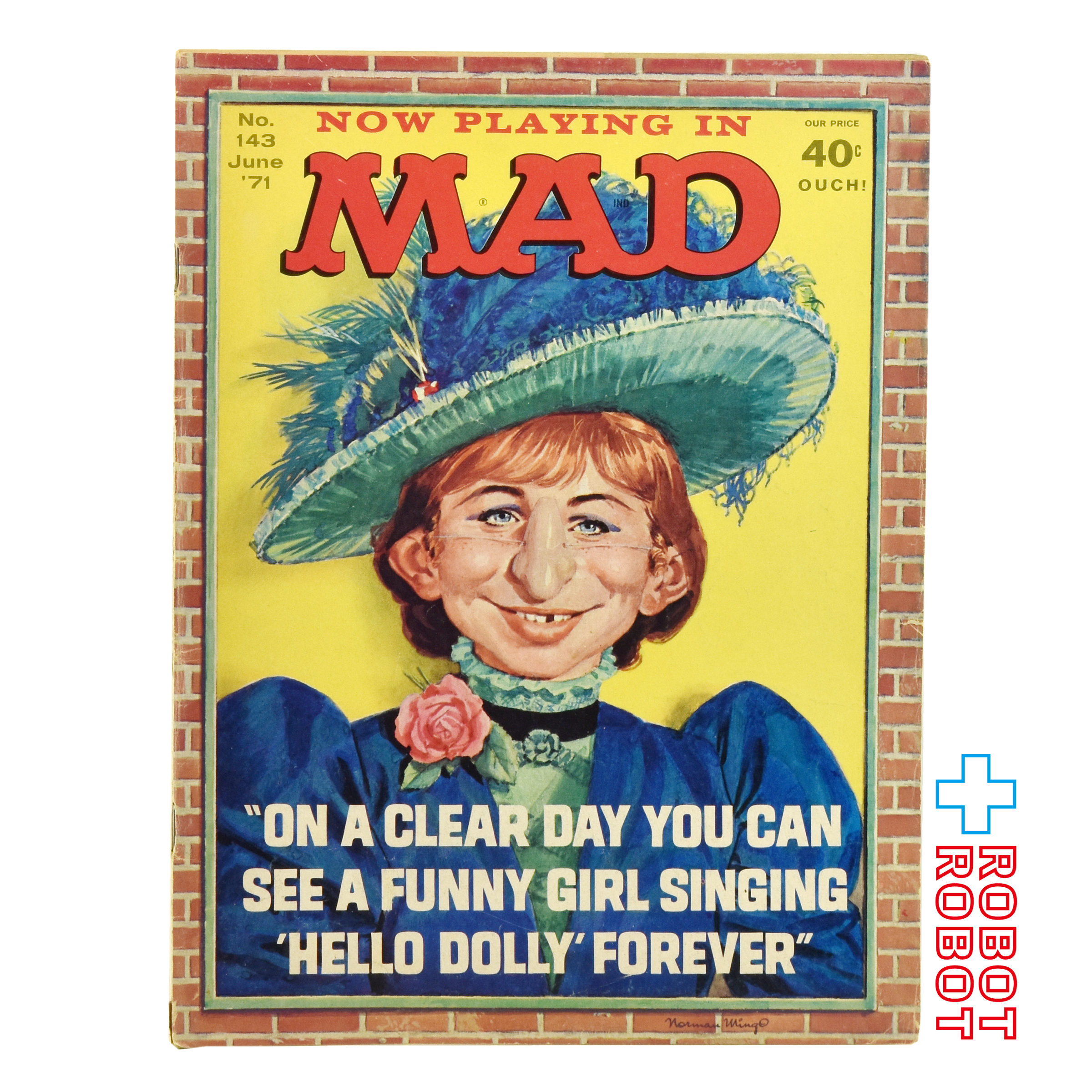 MAD MAGAZINE マッドマガジン no.143 現在マッドで上映中 June 1971 入荷写真