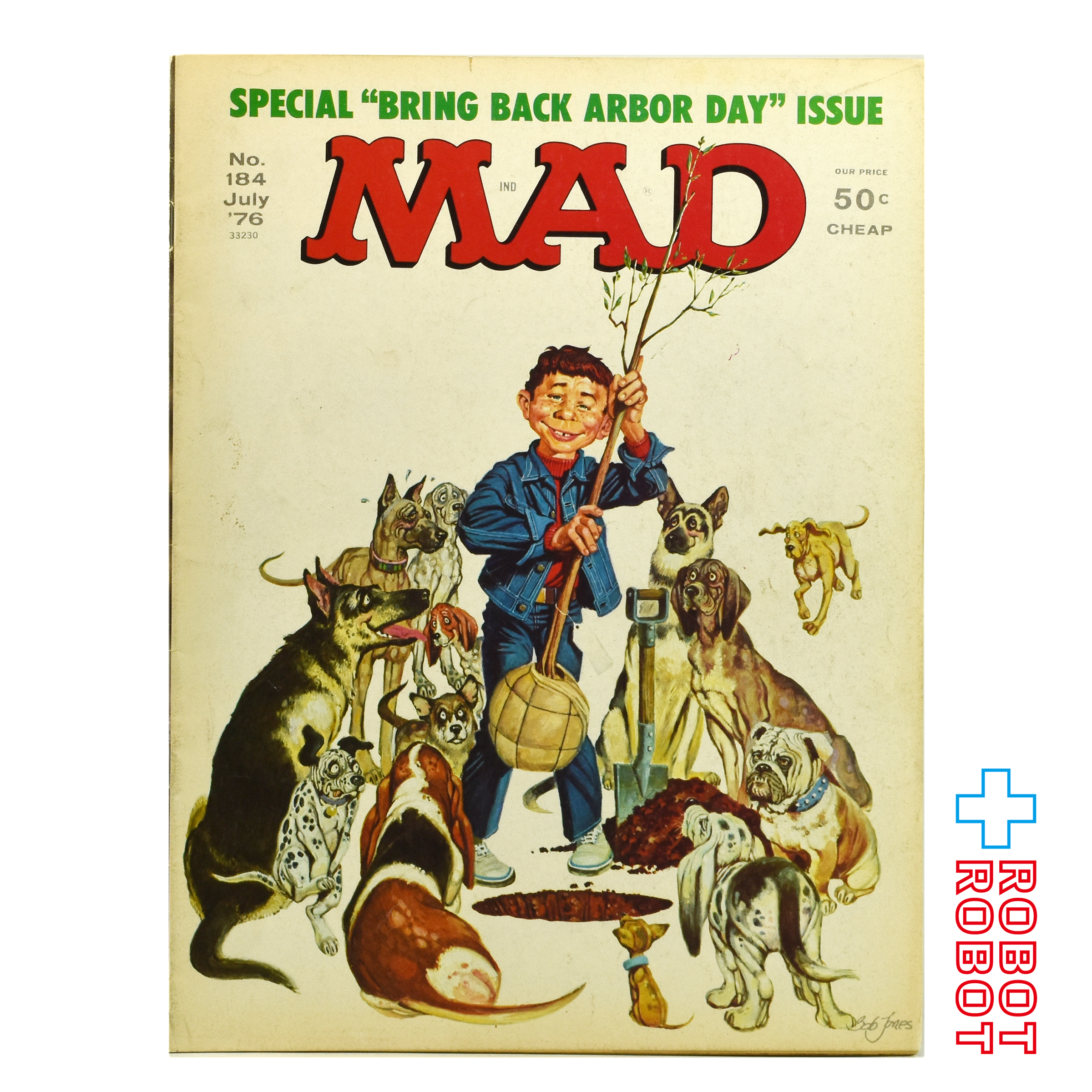 MAD MAGAZINE マッドマガジン no.184 特別復刻版 アーバー・デイ記念号 July 1976 入荷写真
