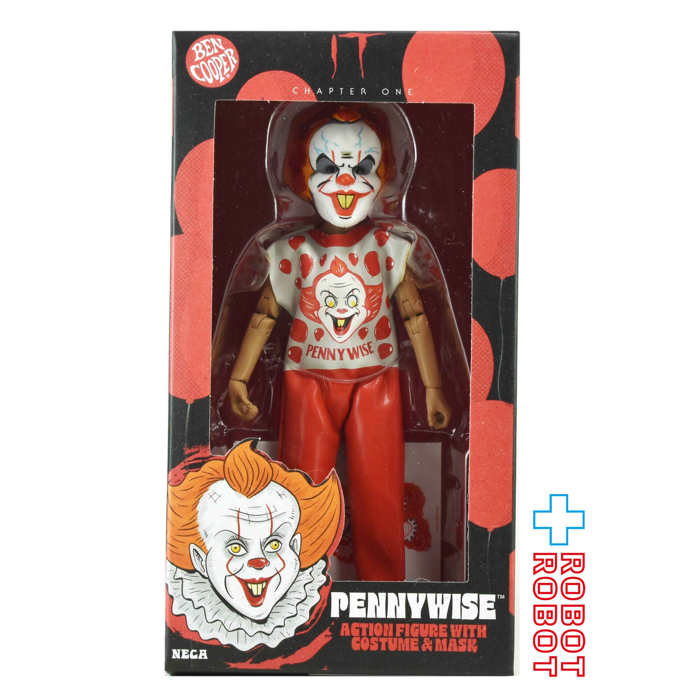 ネカ ベン・クーパー シリーズ9 ハロウィン コスチューム キッズコレクション IT イット それが見えたら、終わり。 ペニーワイズ 6インチ アクションドール 未開封 入荷写真