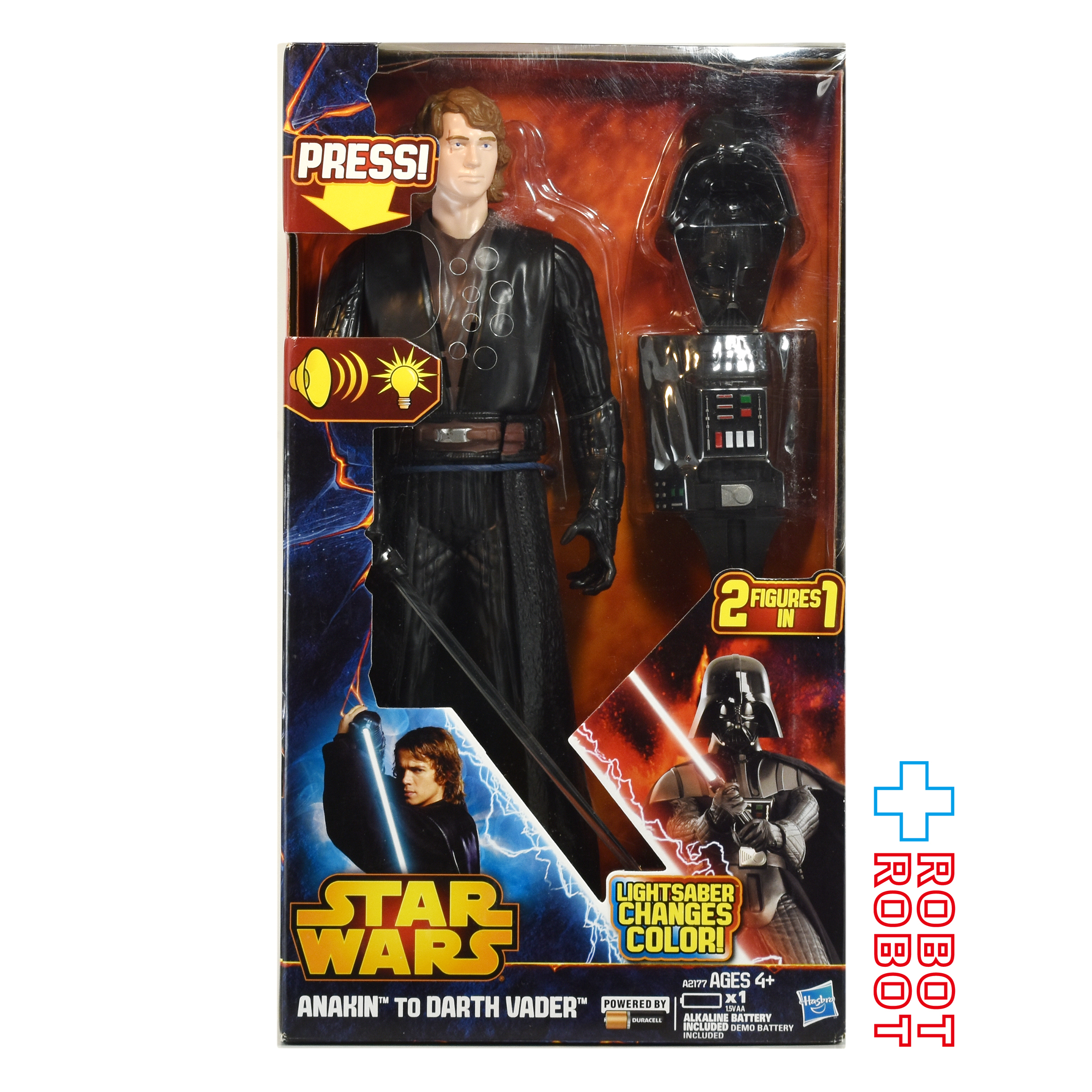 ハズブロ スター・ウォーズ アナキン トゥ ダース・ベイダー 12インチ ライト&サウンド アクションフィギュア 未開封 入荷写真