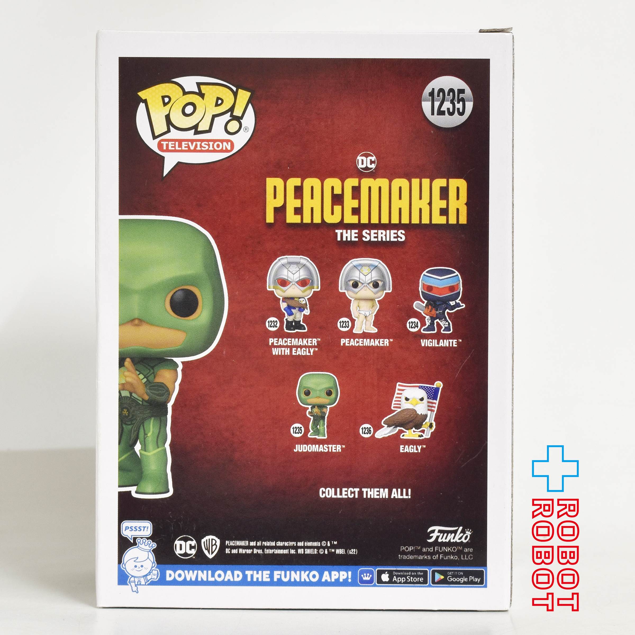 ファンコ POP! テレビジョン 1235 ピースメイカー ジュードーマスター ビニールフィギュア 箱入 入荷写真