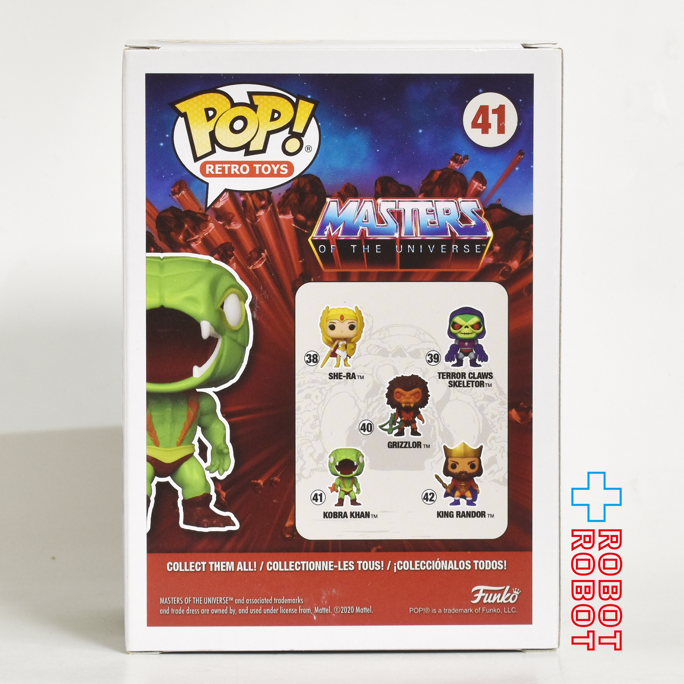 ファンコ POP! レトロ トイ マスターズ・オブ・ザ・ユニバース 41 コブラカーン ビニールフィギュア 箱入 入荷写真