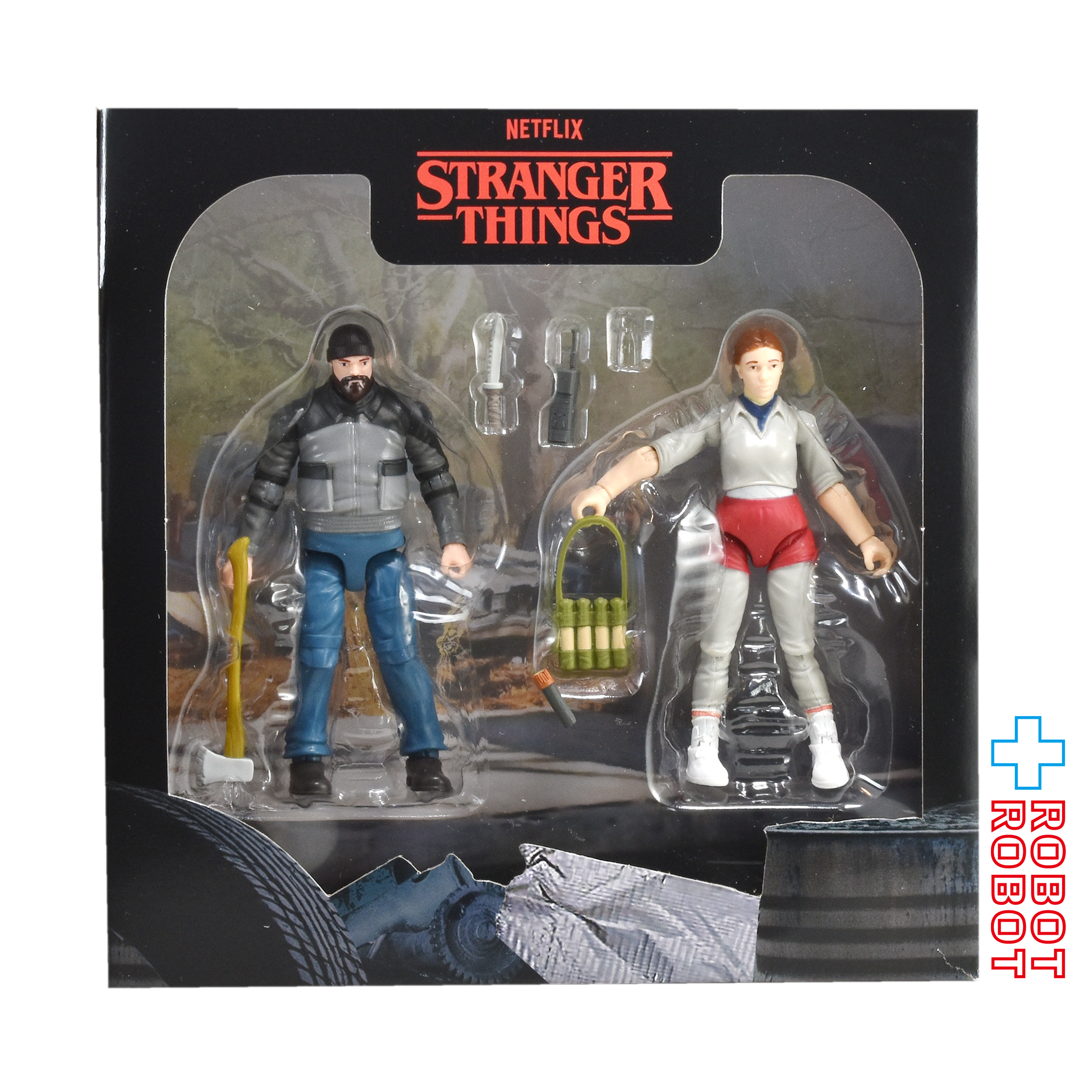 ストレンジャー・シングス ハント&バトル ホッパー & エル ワールドオブ ストレンジャー・シングス スケール アクションフィギュア 未開封 入荷写真
