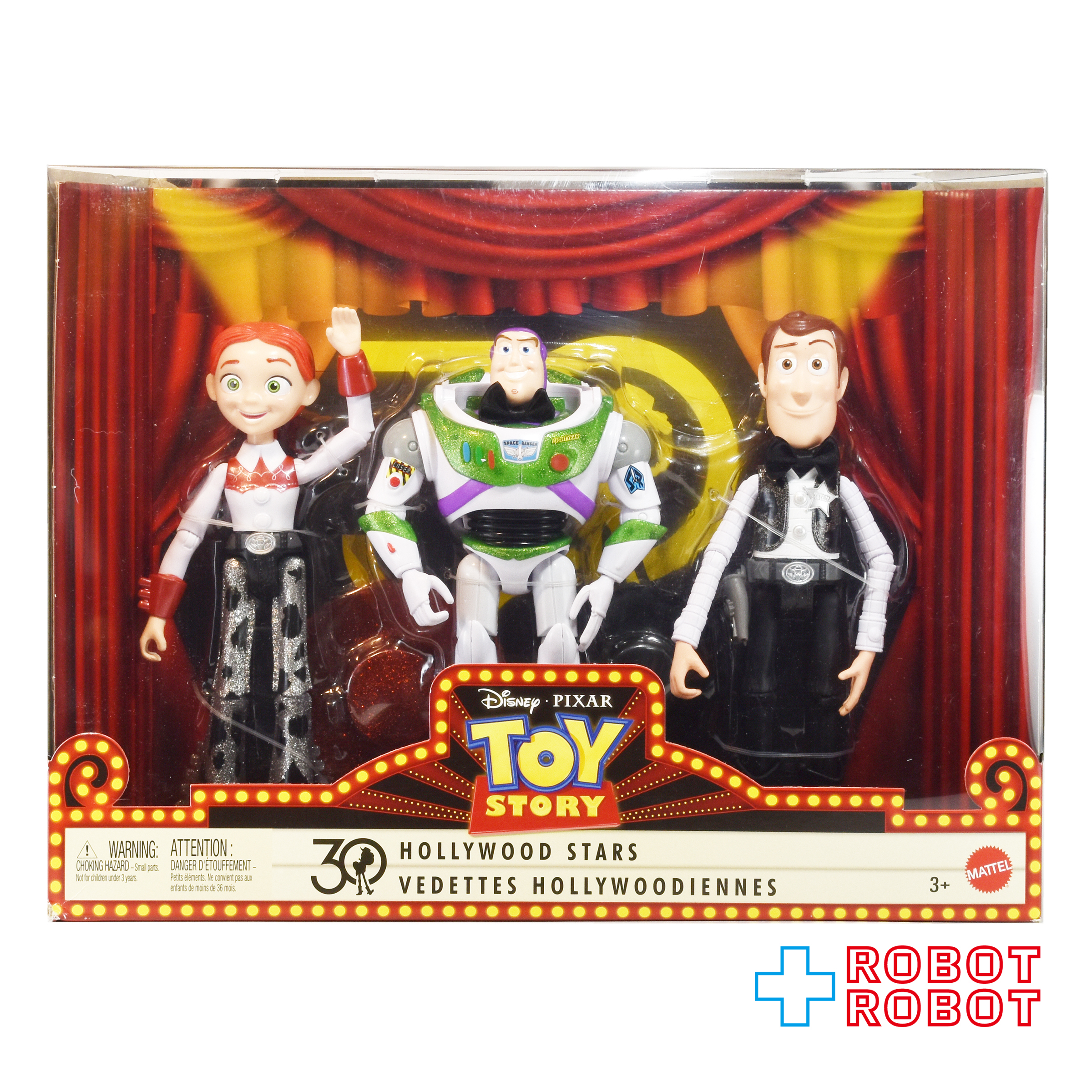 マテル社 トイ・ストーリー 30周年 ハリウッド スターズ フィギュアセット ジェシー バズ ウッディ 未開封 入荷写真
