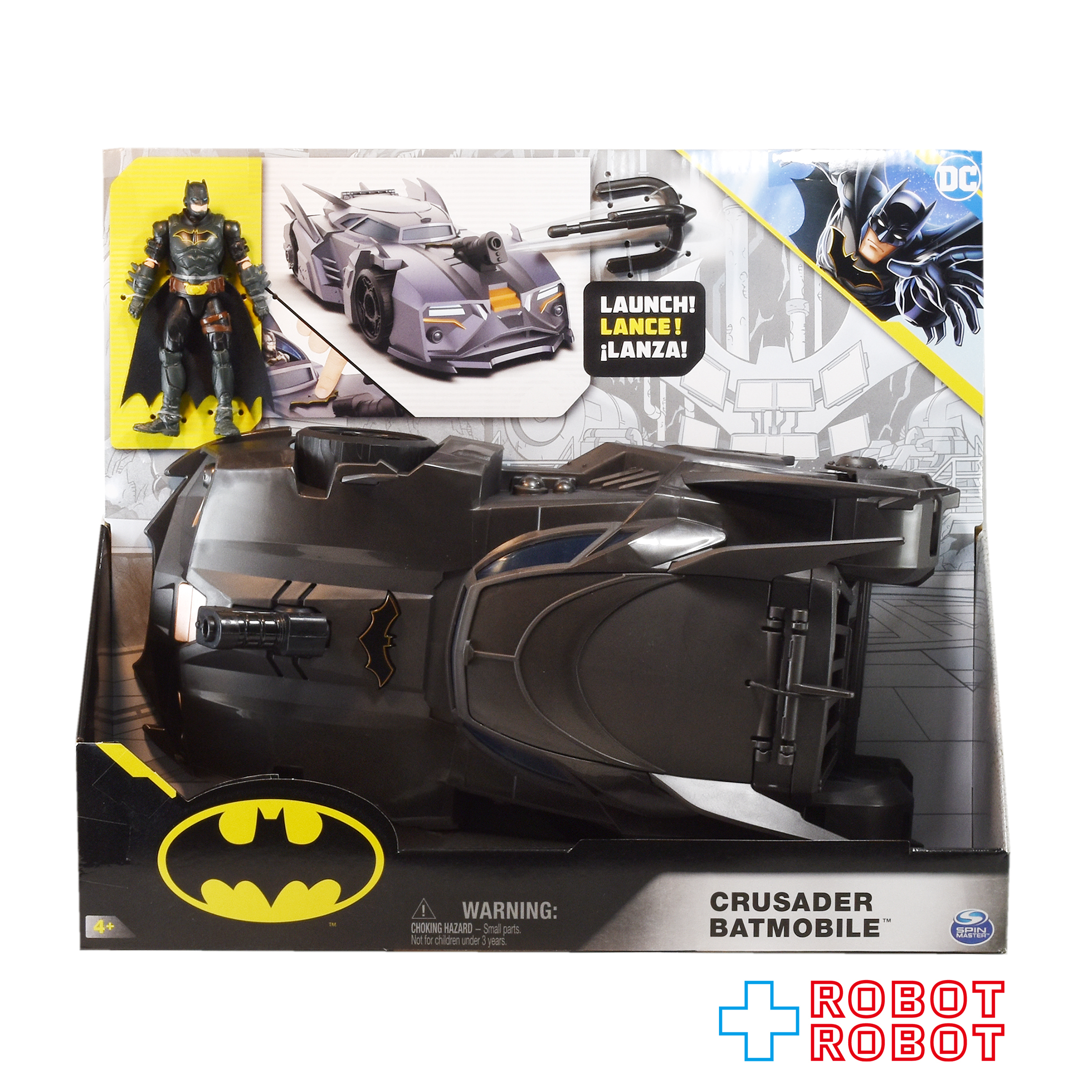 スピンマスター バットマン クルセイダー バットモービル & バットマン アクションフィギュア 未開封 入荷写真