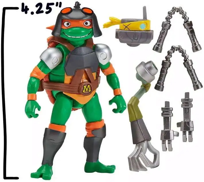 プレイメイツ テイルズ・オブ・ティーンエイジ・ミュータント・ニンジャ・タートルズ ミューテーションズ MIX ’N MATCH アーマード・ミケランジェロ 4.5インチ ベーシックフィギュア 未開封 入荷写真