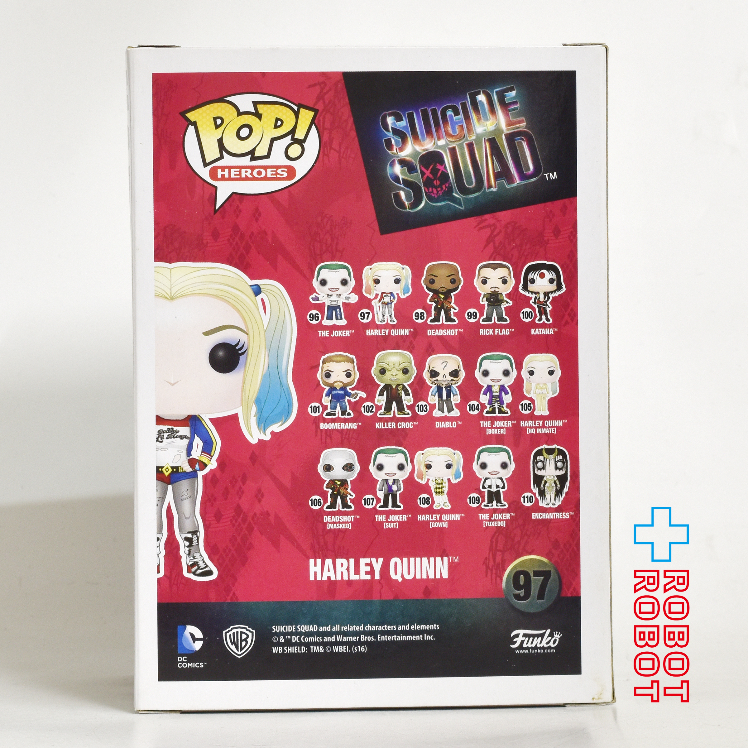 ファンコ POP! DC ヒーローズ 97 ザ・スーサイド・スクワッド ハーレイ・クイン ビニールフィギュア 箱付き 入荷写真