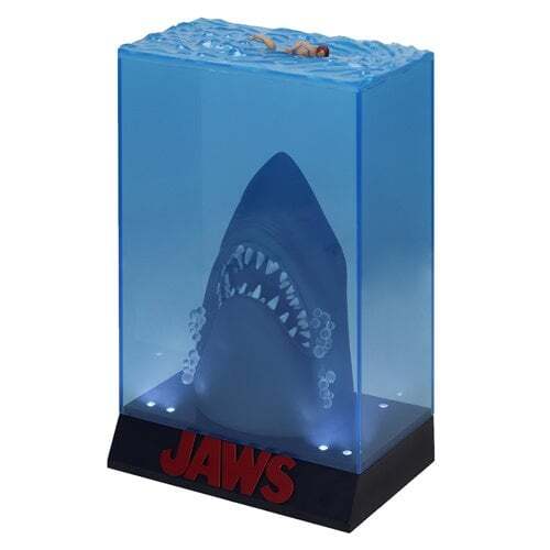 SDトイズ JAWS ジョーズ 50周年 ムービー ポスター 3D w/ ライトアップ スタチュー フィギュア 未開封 入荷写真
