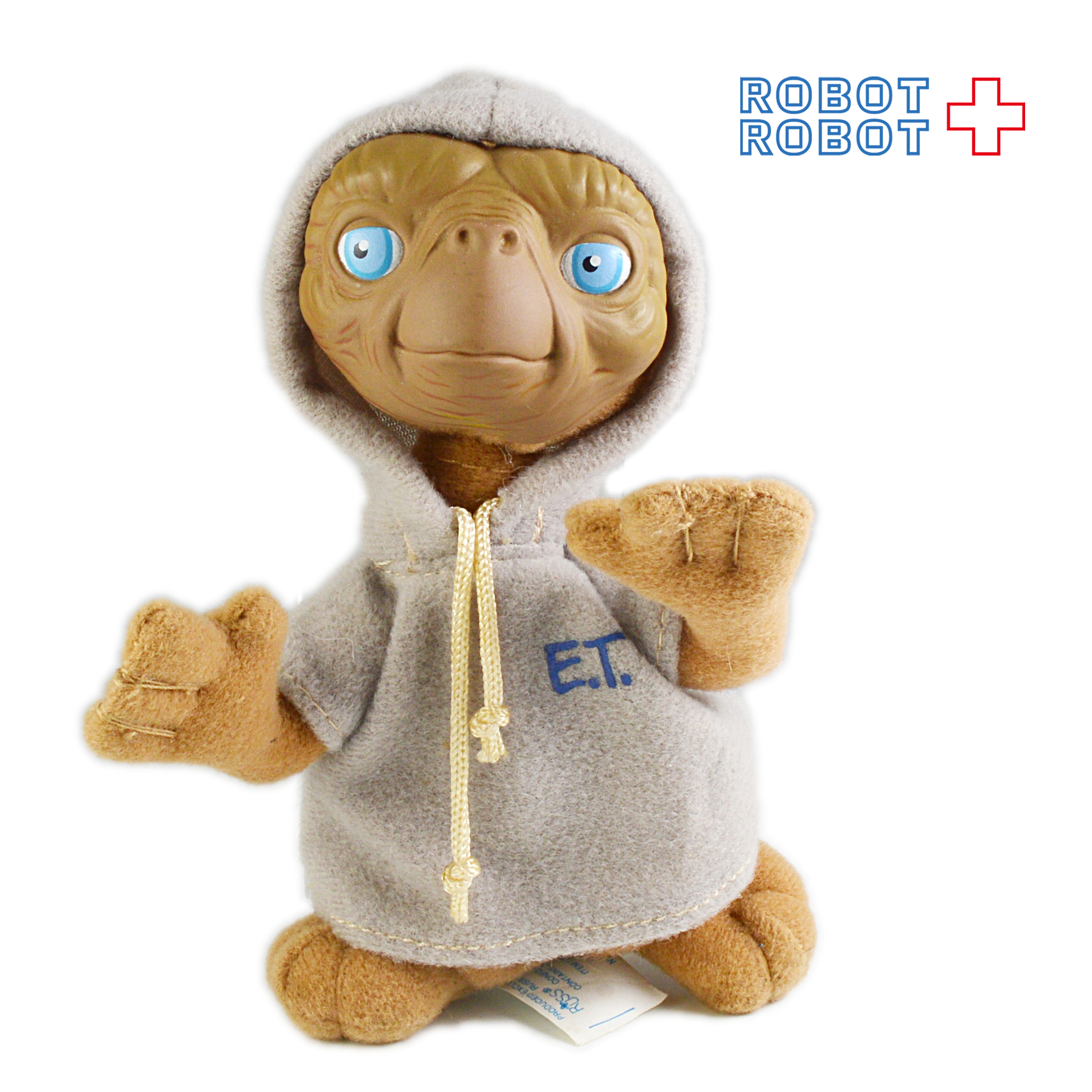 ラス社 E.T. グレイ・パーカー ソフビ顔 ミニぬいぐるみ 11cm 1997 入荷写真